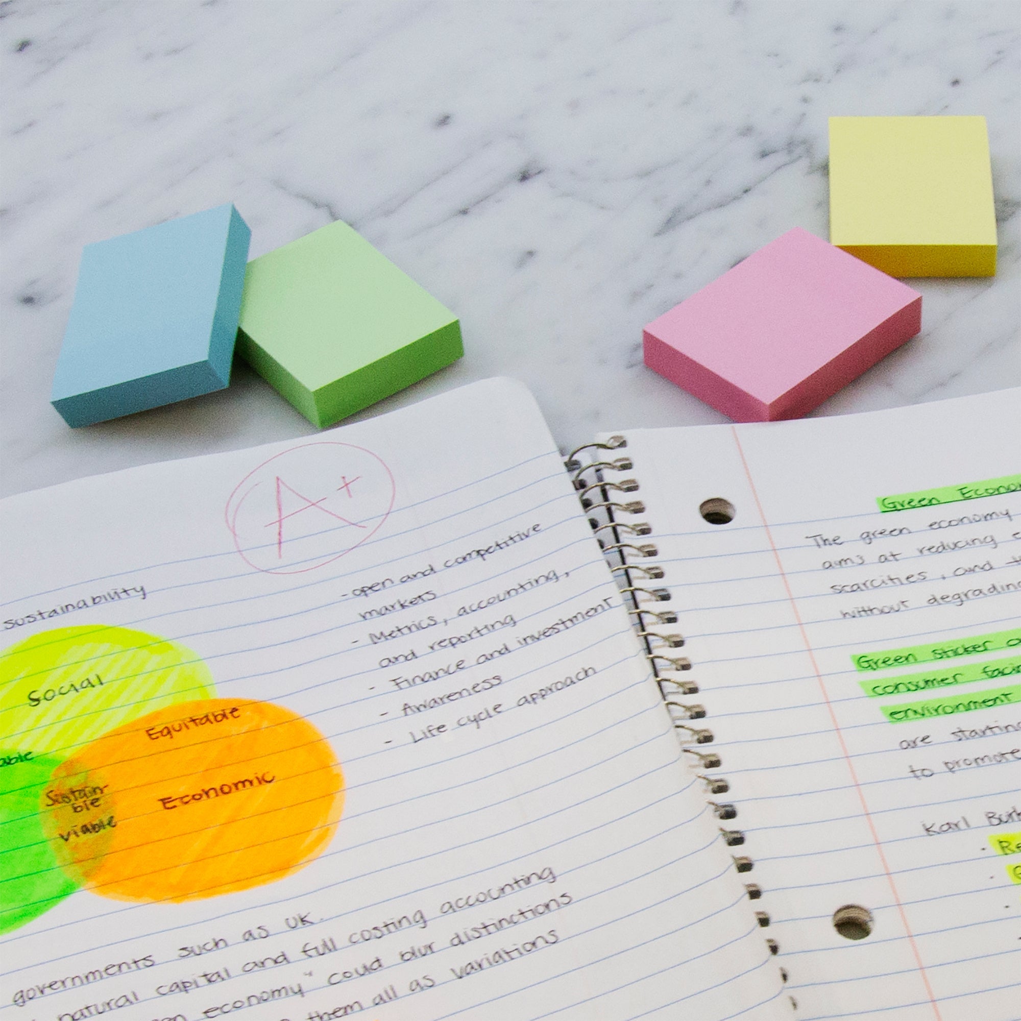 Sticky Notes 1.5" X 2" 100 Ct. (4/Pack)