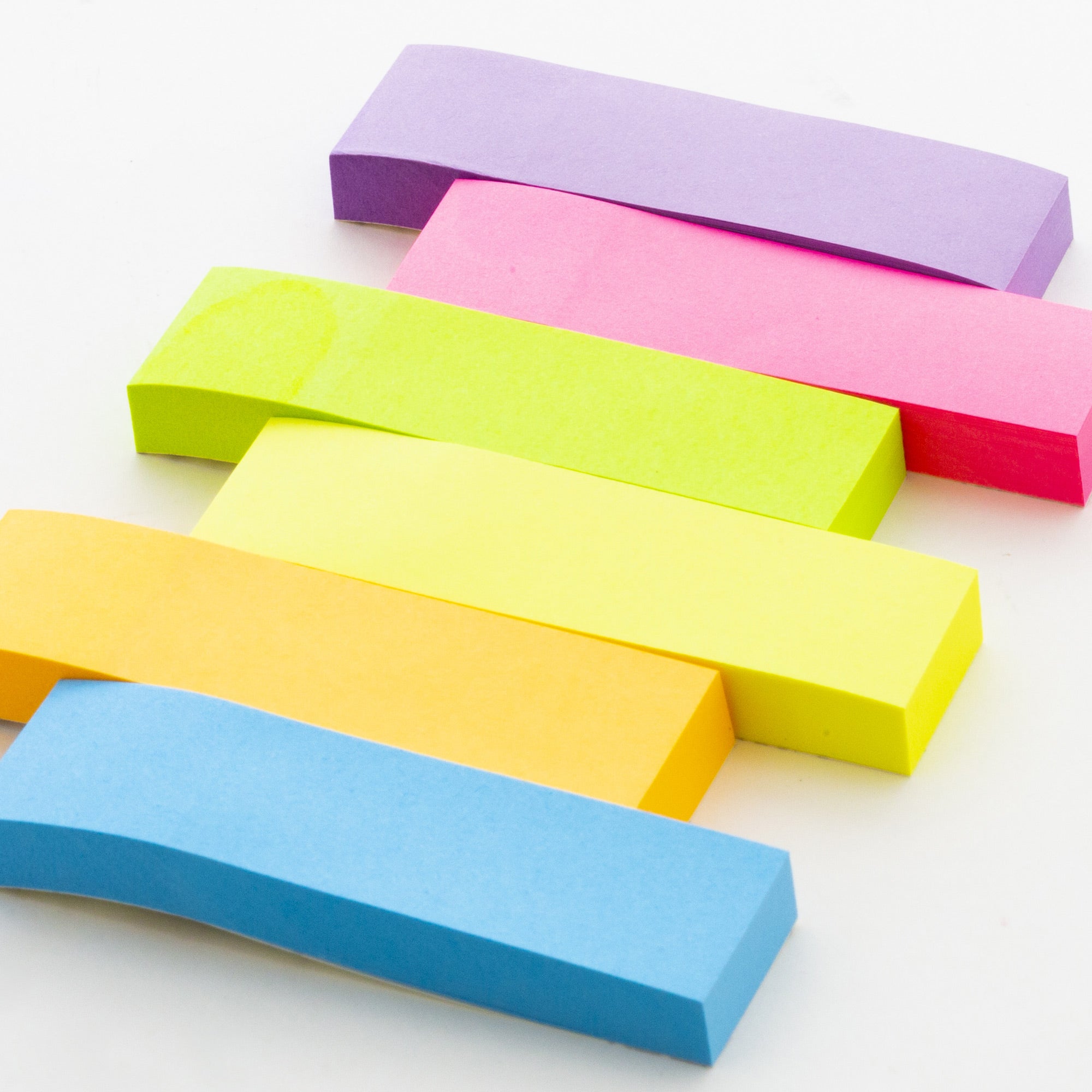 Flag Neon Page Markers 1" X 3" 80 Ct. (6/Pack)