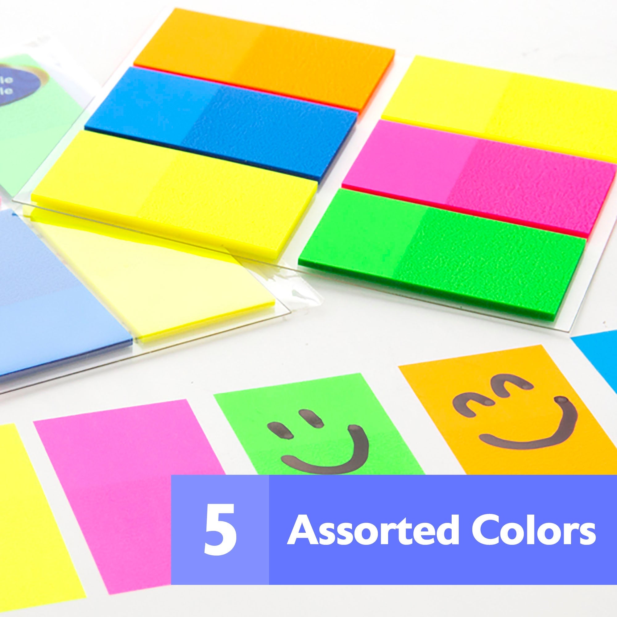 Flags Neon Color 1" X 1.7" 25 Ct. (6/Pack)