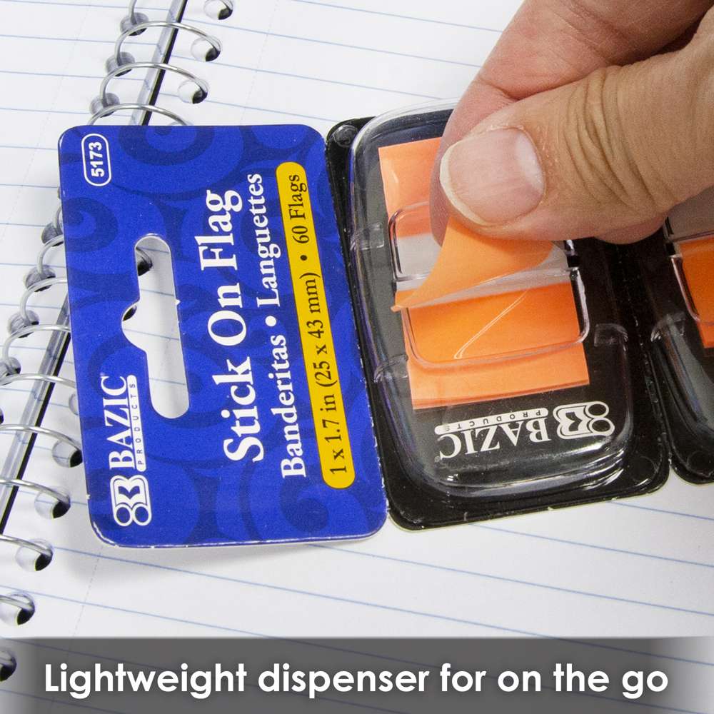 Flags Neon Color Standard Flags Dispenser (2/Pack)
