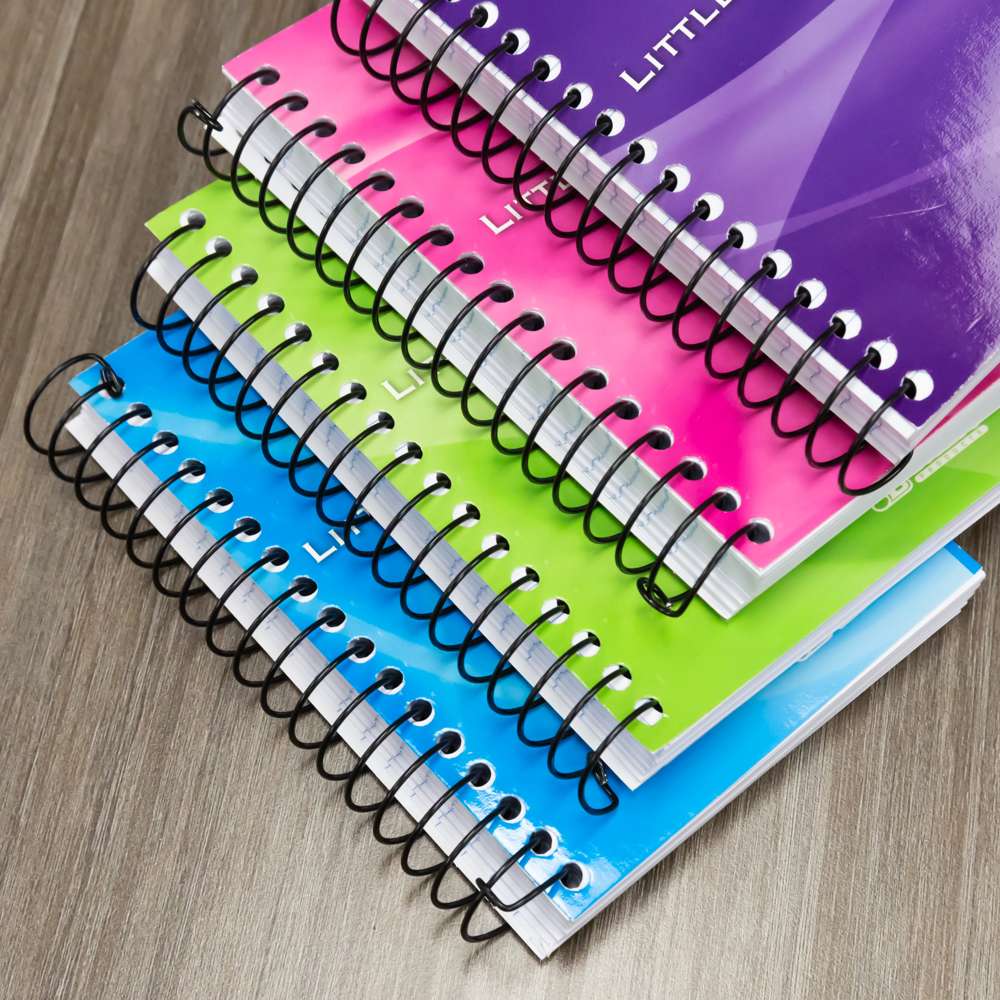 Spiral Fat Book 4" X 5.5" 180 Ct.