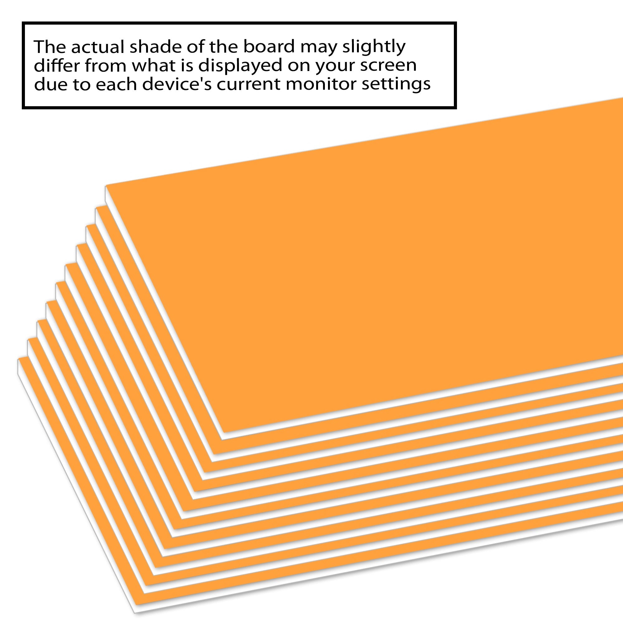 20" X 30" Fluorescent Orange Foam Board (25 Unit/Case)