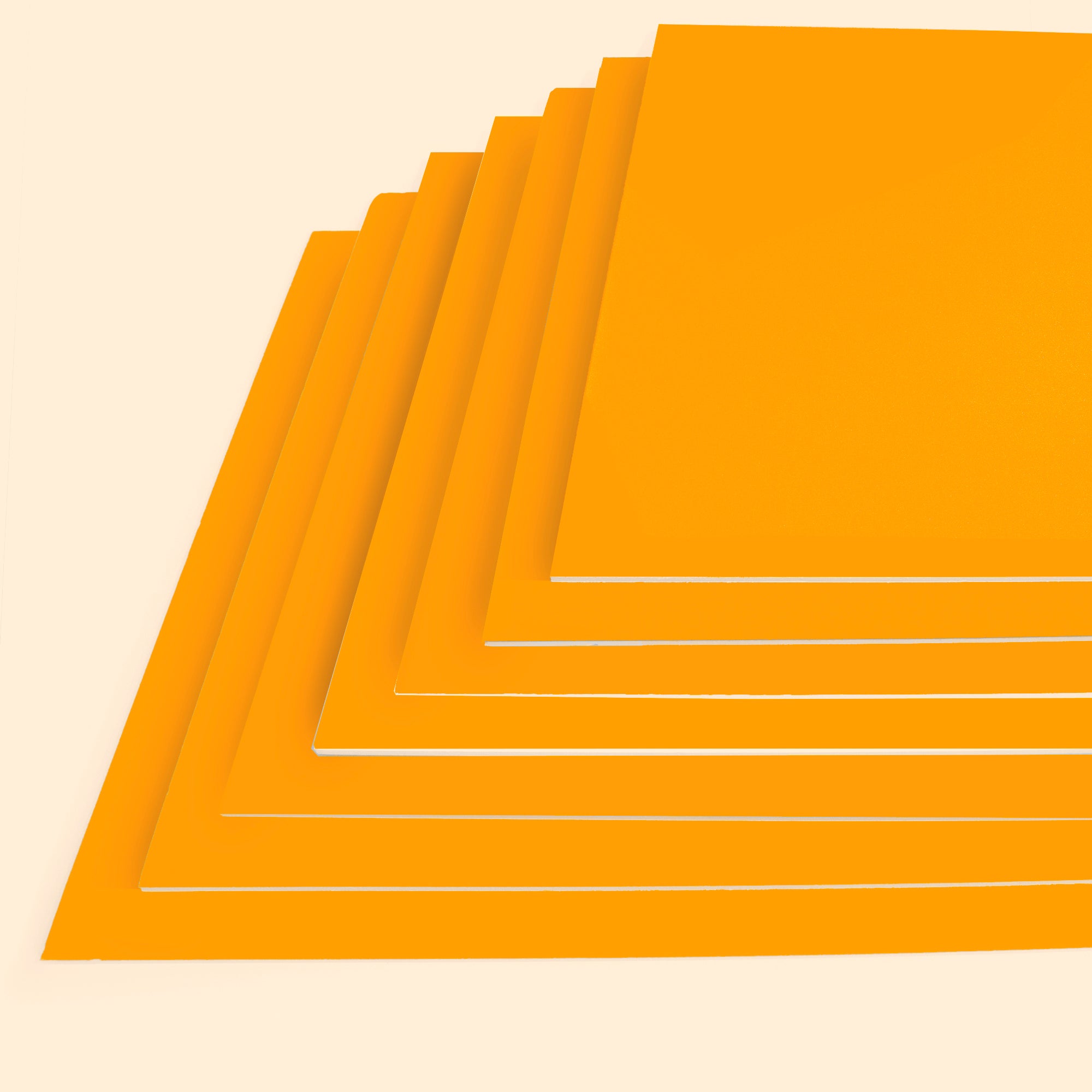 20" X 30" Fluorescent Orange Foam Board (25 Unit/Case)