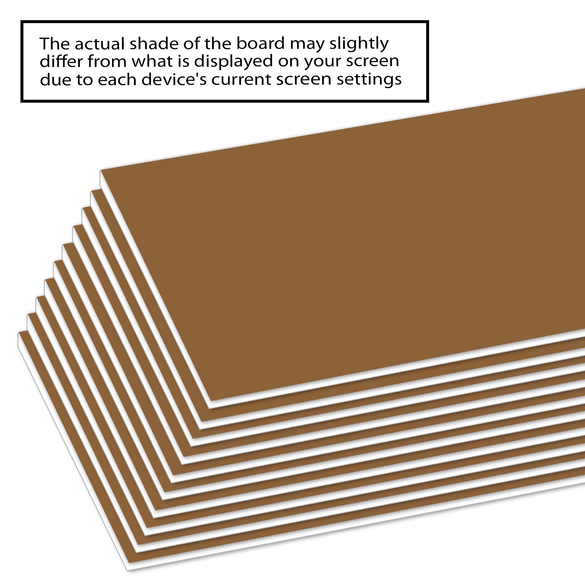 20" X 30" Brown Foam Board (25 Unit/Case)