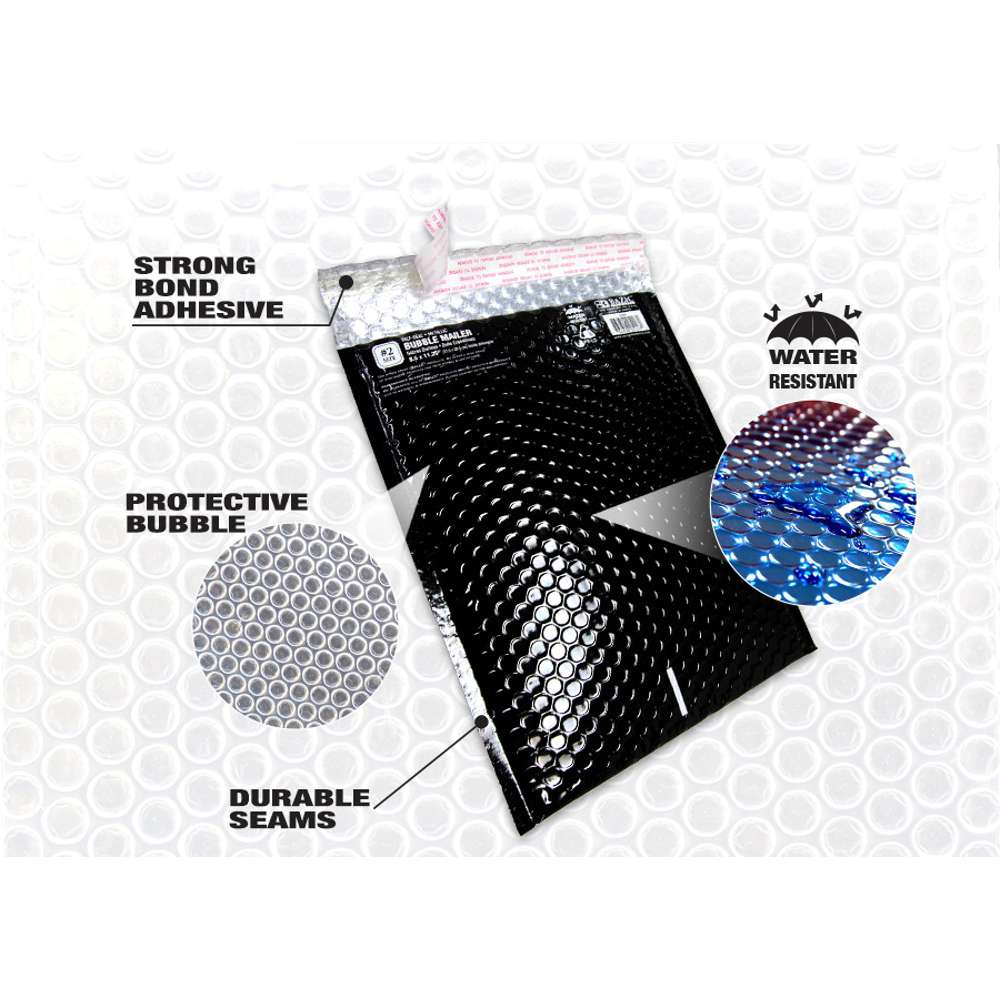 Metallic Bubble Maile (