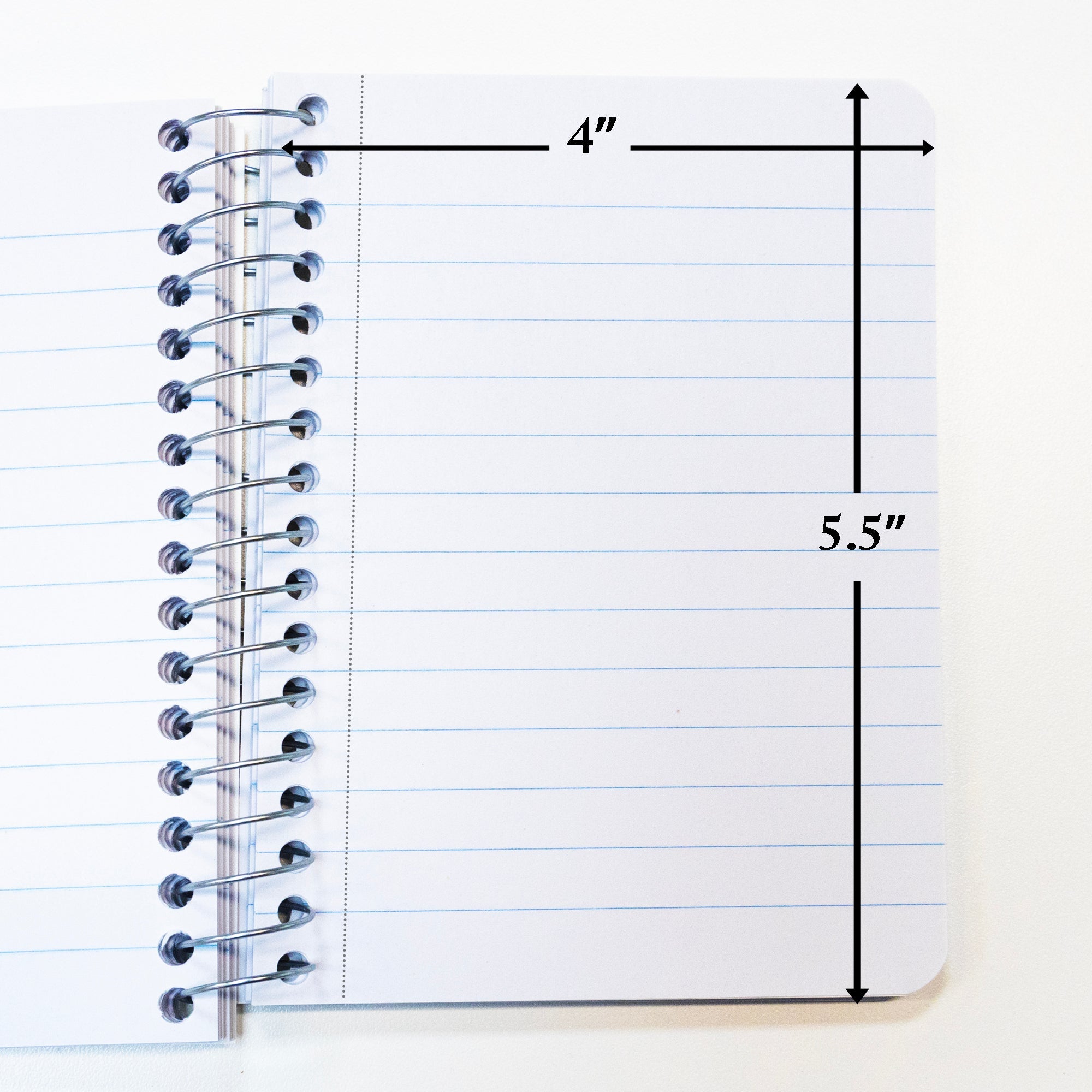 Spiral Fat Book Poly Cover 4" X 5.5" 150 Ct.