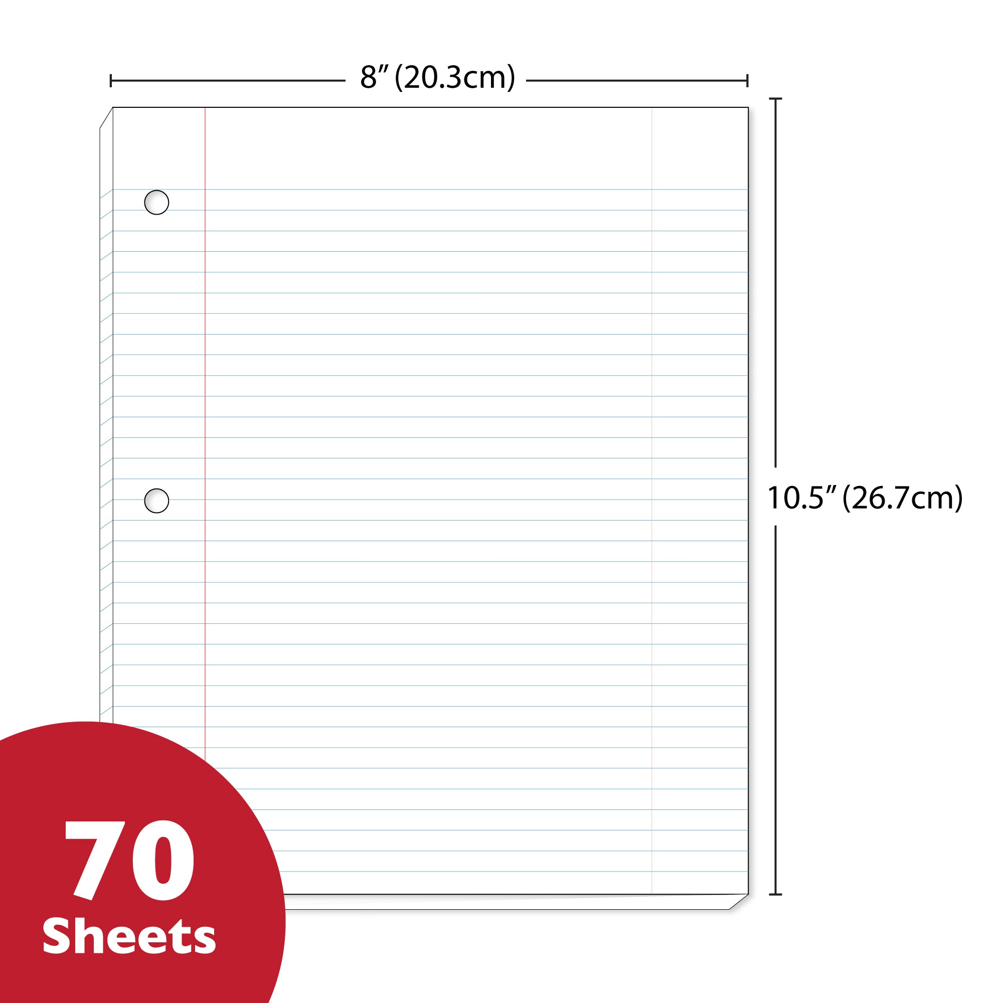 Notebook Spiral W/R 1-Subject Morandi Poly Cover 70 Ct.