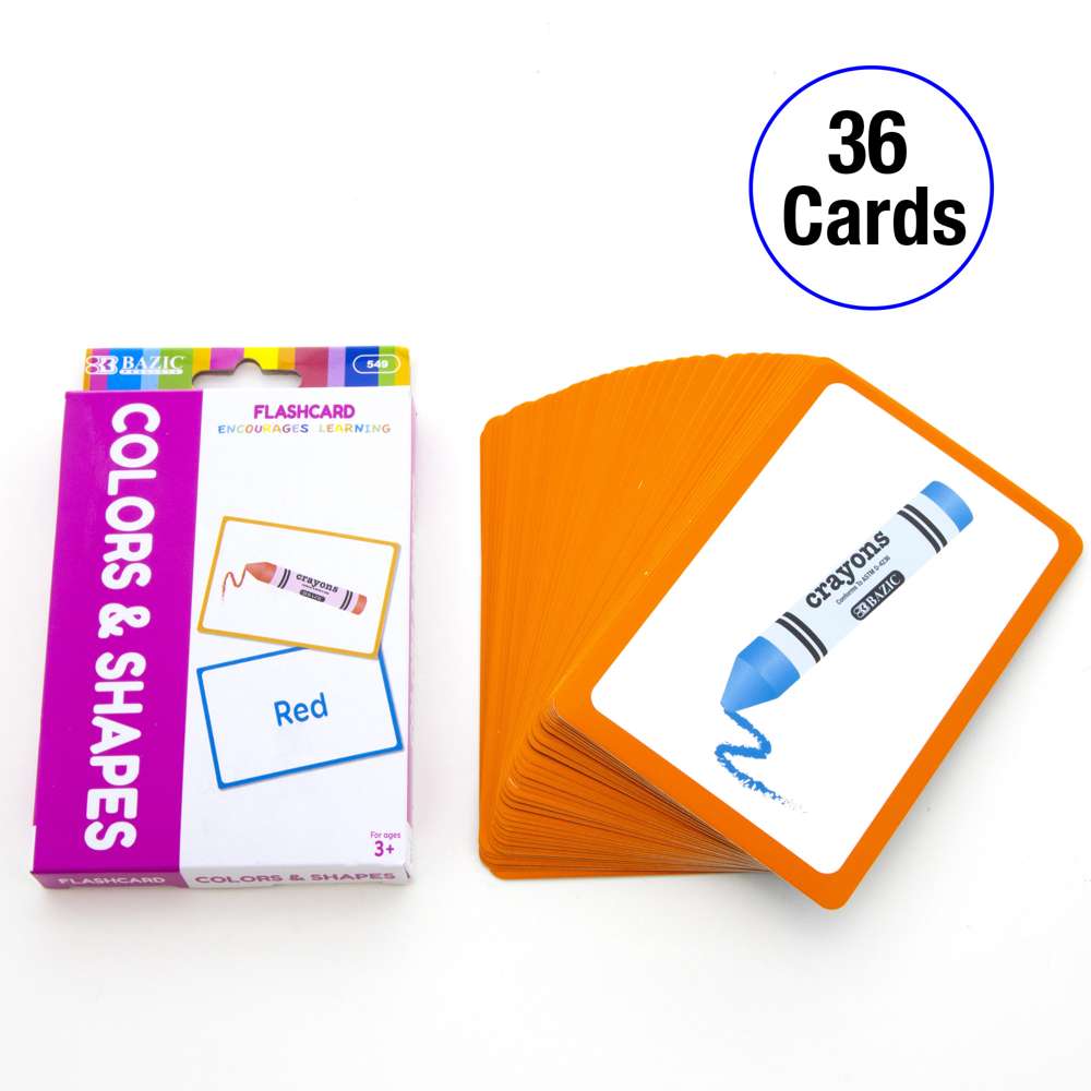 Flash Cards Colors Preschool (36/Pack)