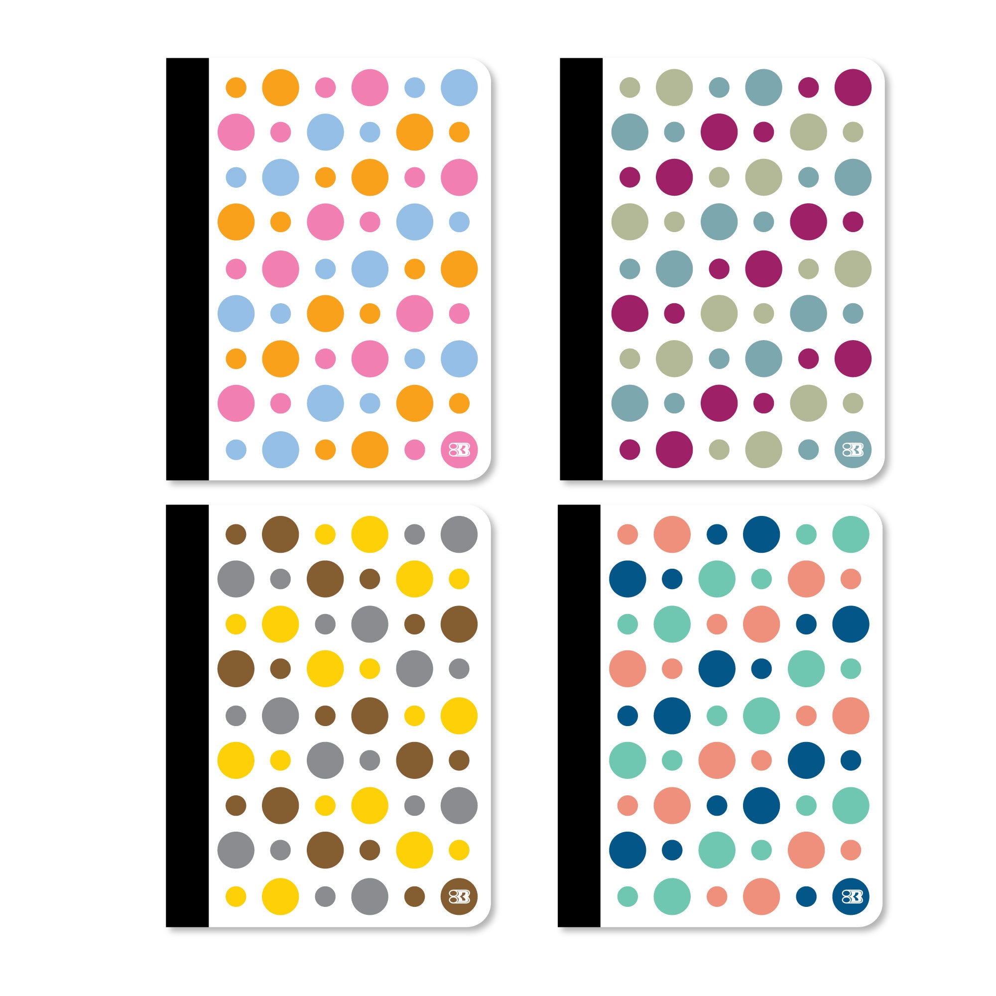 Composition Book C/R Polka Dot 100 Ct.