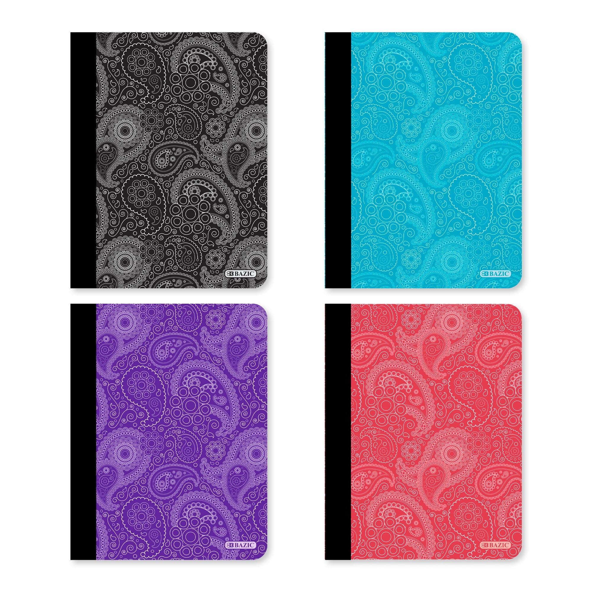 Composition Book C/R Paisley 100 Ct.