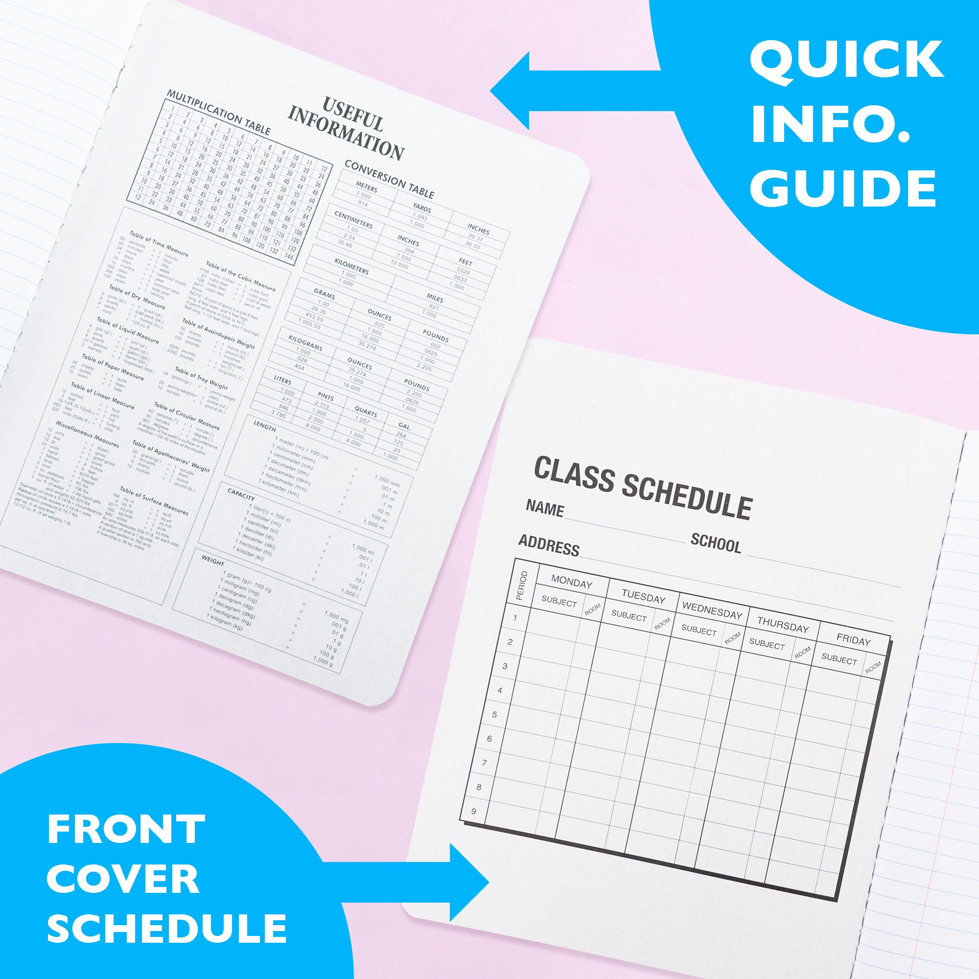 Composition Book C/R Geometric 100 Ct.