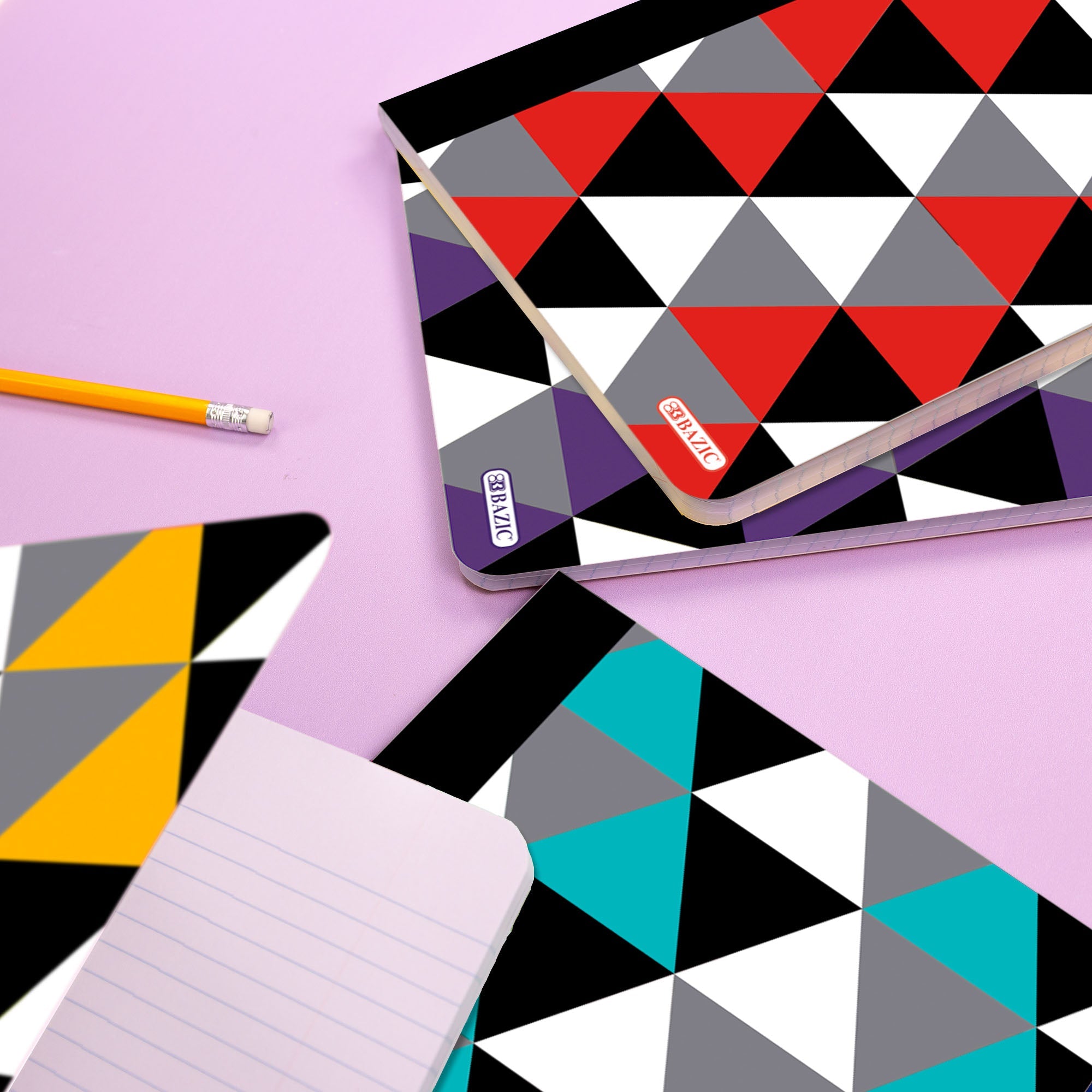 Composition Book C/R Geometric 100 Ct.