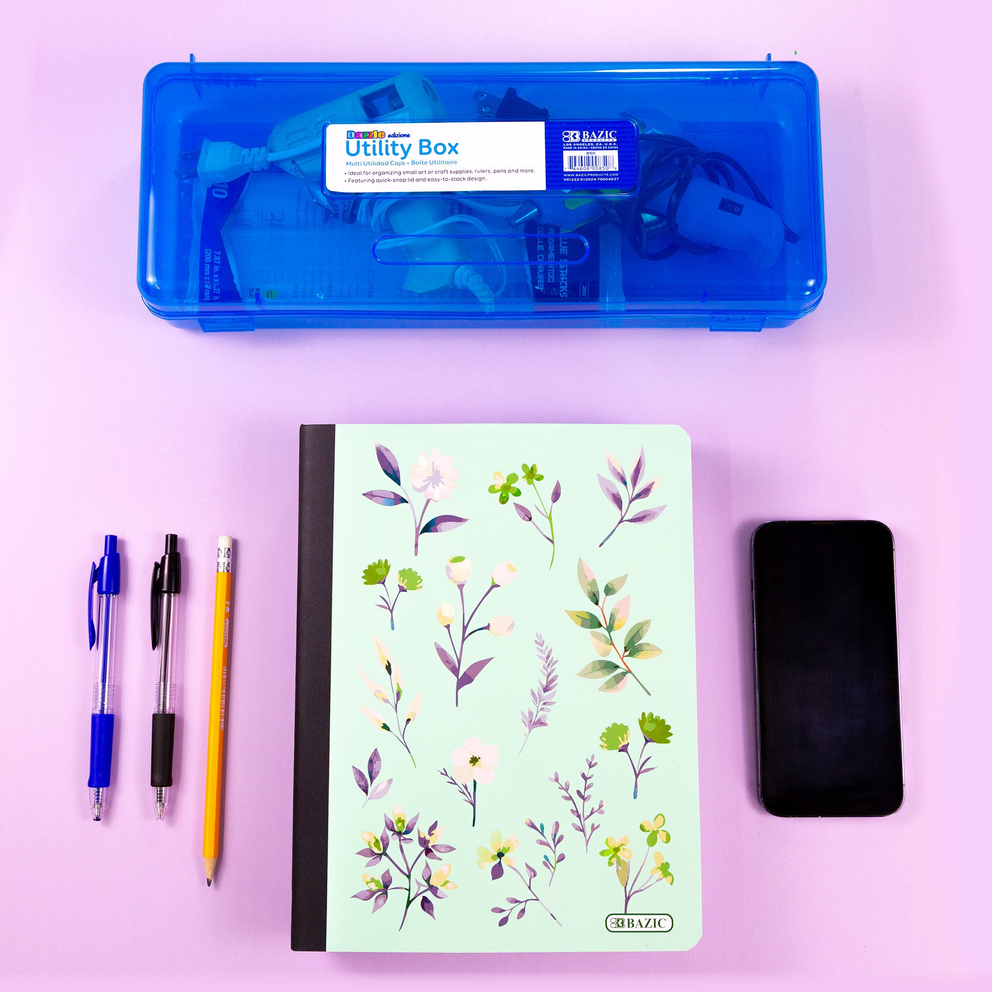C/R 100 Ct. Floral Composition Book