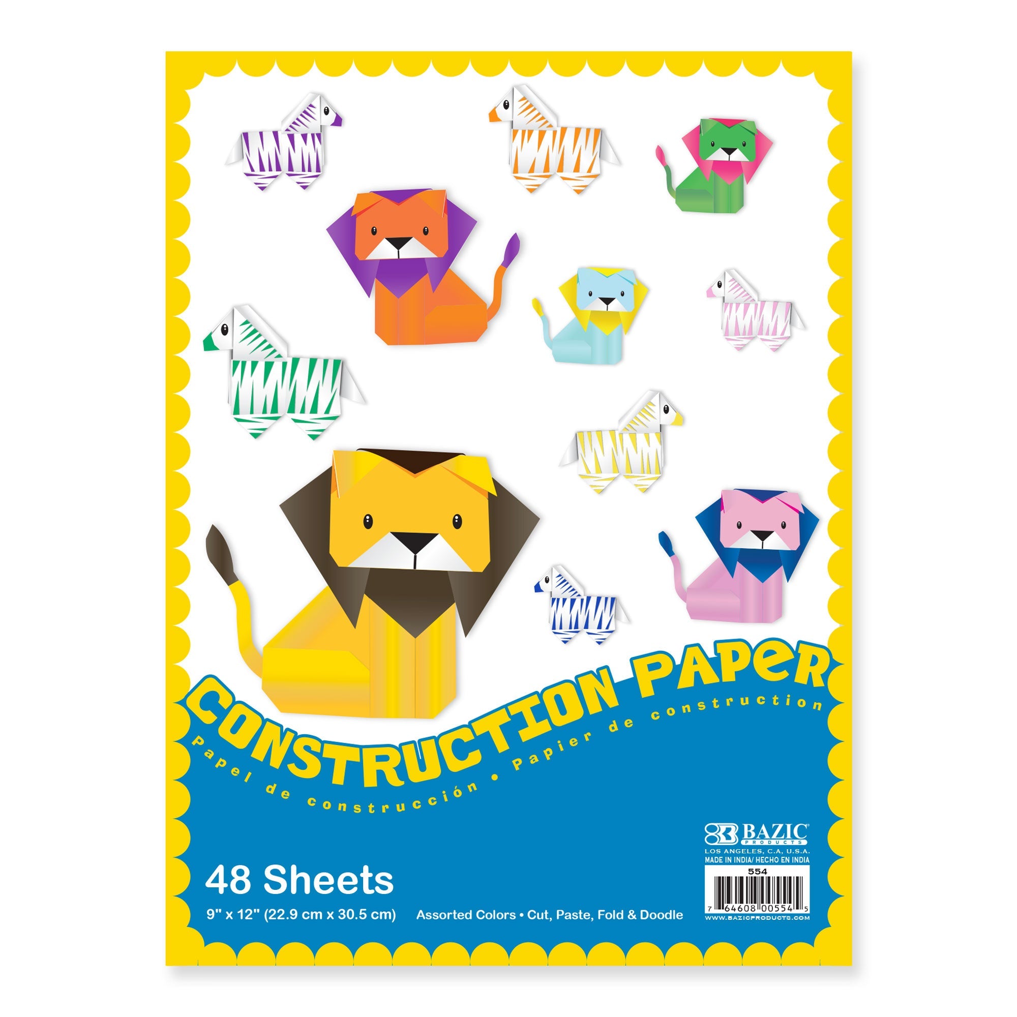 Construction Paper 9"X 12"(48 Ct.)