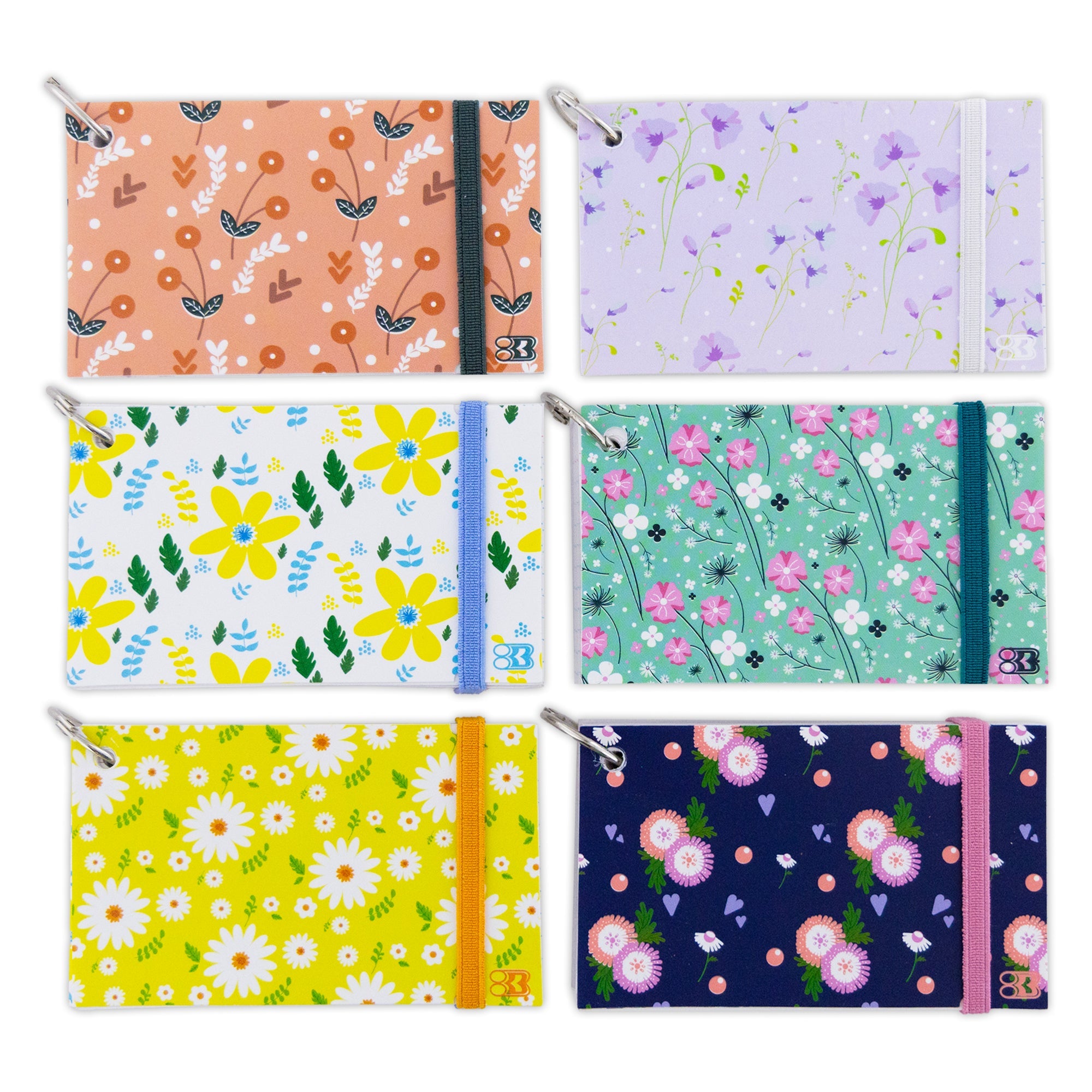 Ruled White Index Card Fashion Poly Cover w/ Ring 3" x 5" 100 Ct.