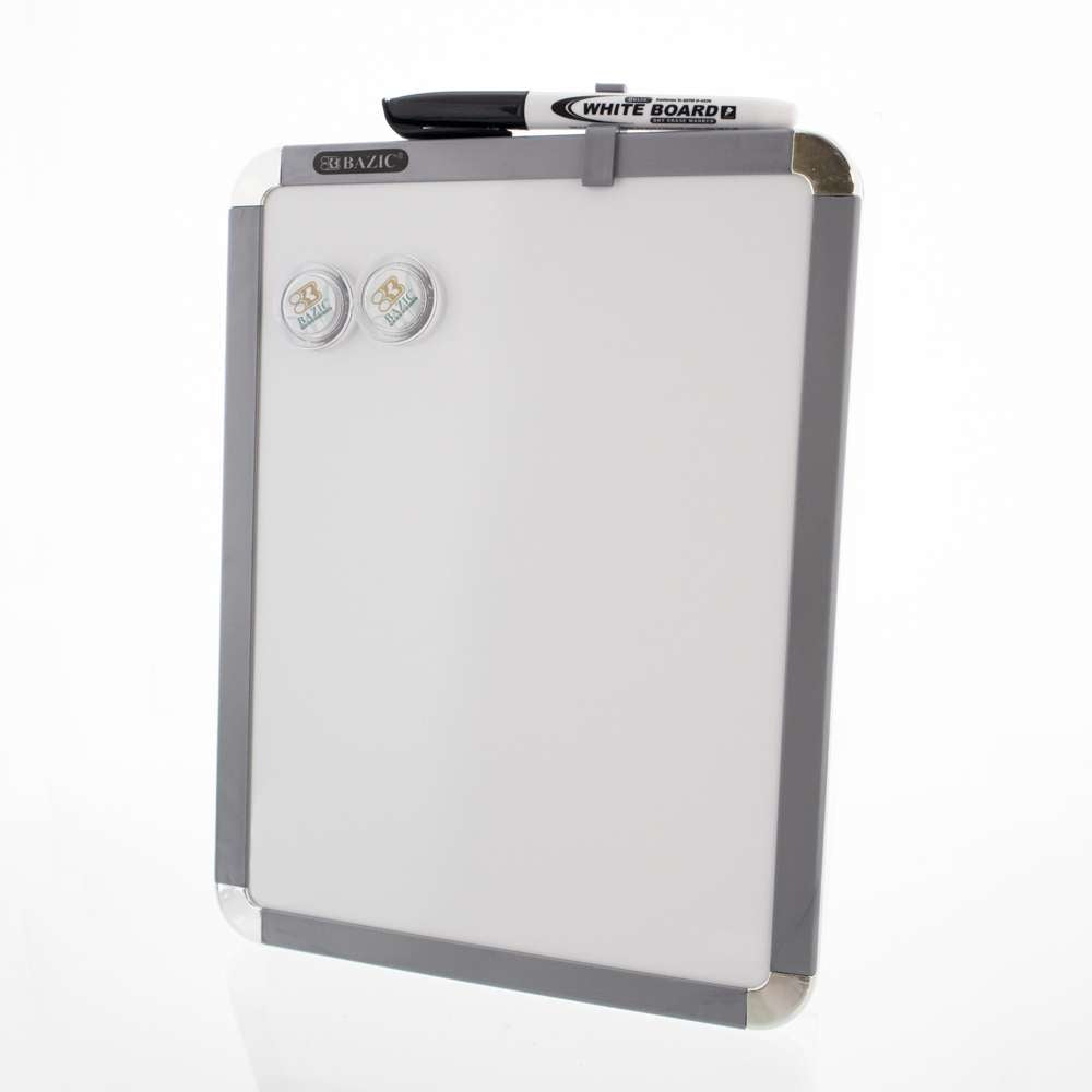 Magnetic Dry Erase Board 8.5" X 11" w/ Marker & 2 Magnets