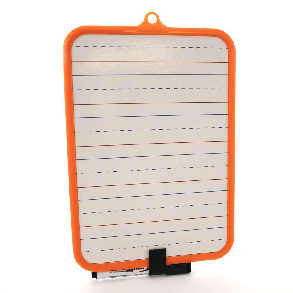 Double Sided Dry Erase Learning Board 7.4" X 10.3" w/ Marker