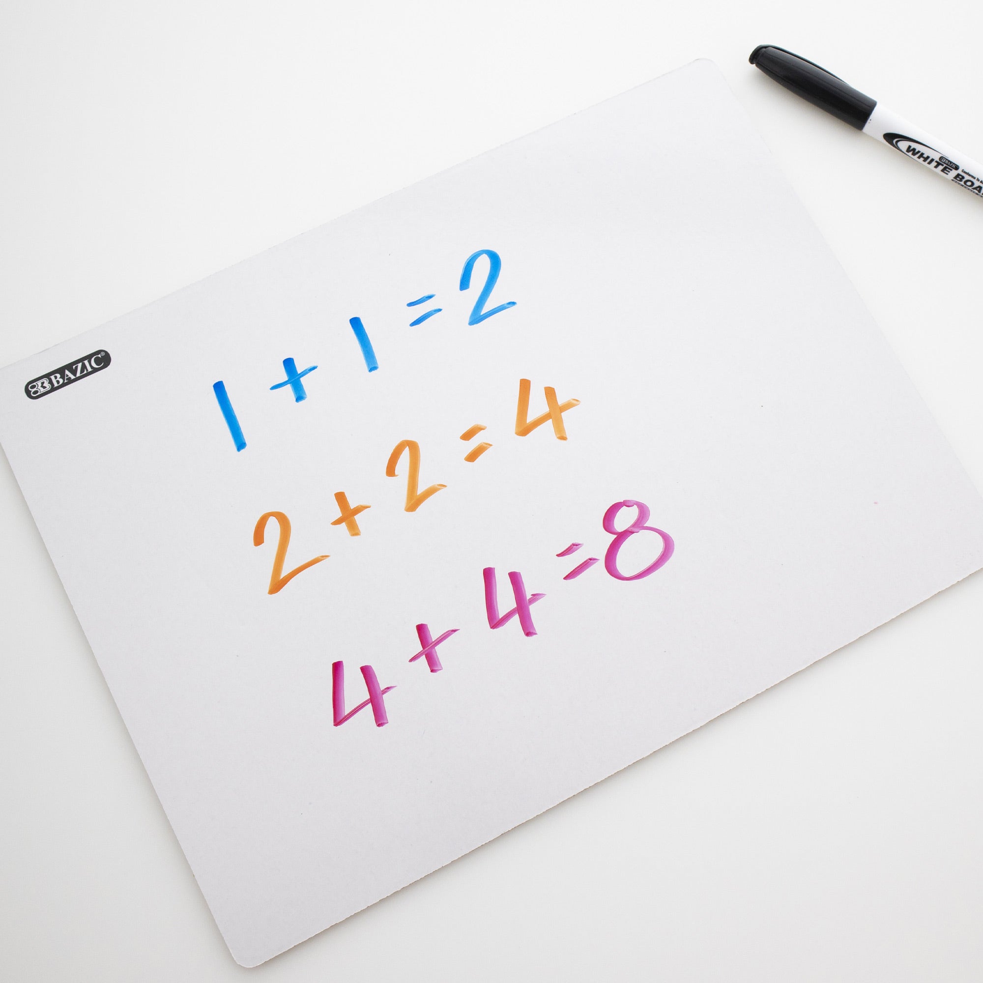 Double Sided Dry Erase Lap Board 9" X 12" w/ Marker