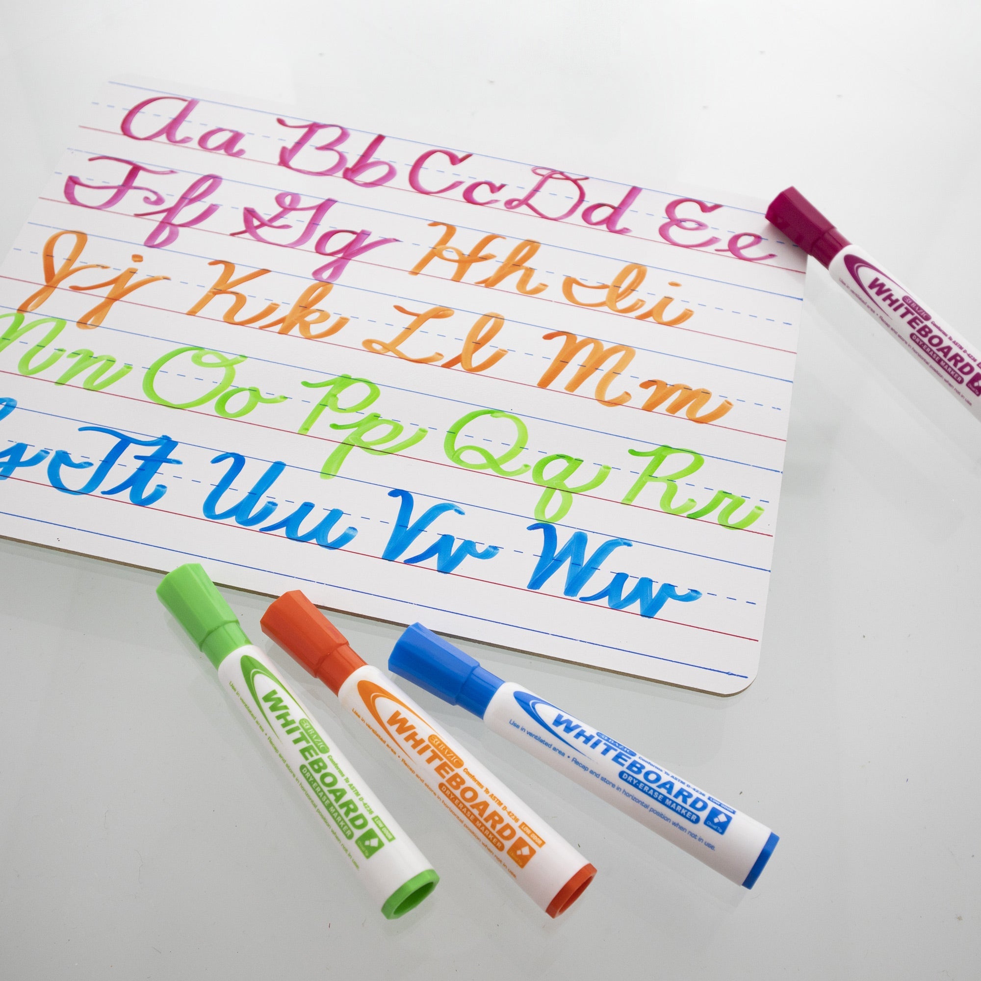 Double Sided Dry Erase Lap Board 9" X 12" w/ Marker