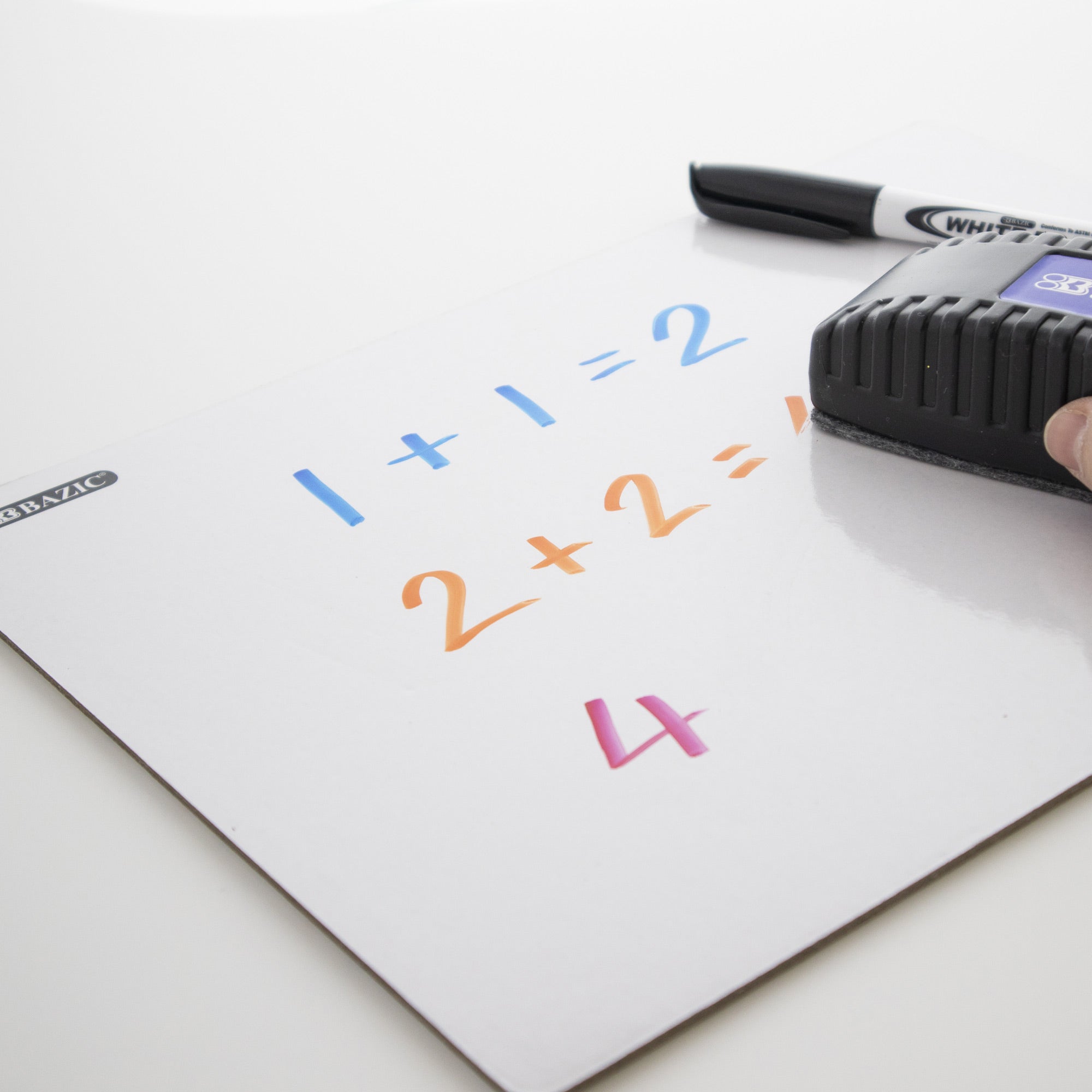 Double Sided Dry Erase Lap Board 9" X 12" w/ Marker
