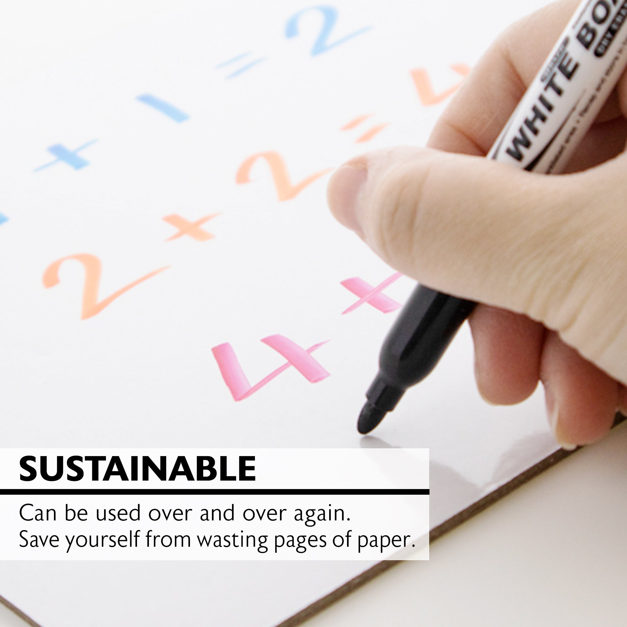 Double Sided Dry Erase Lap Board 9" X 12"
