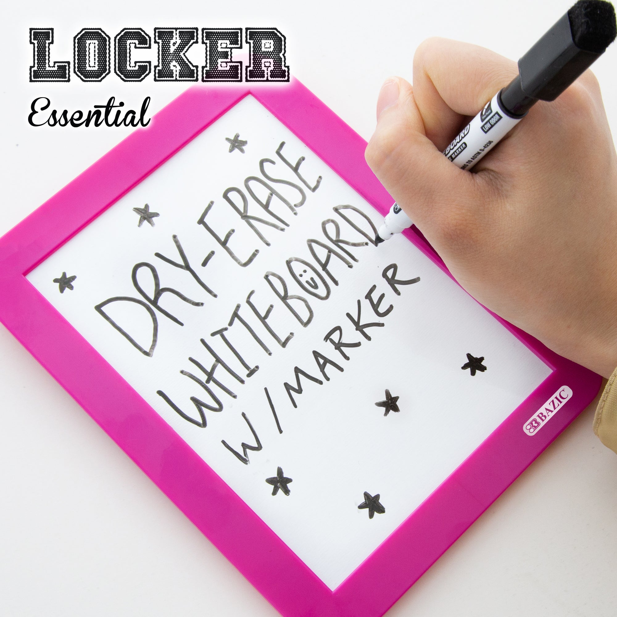 Magnetic Locker Dry Erase Board 5" X 7" w/ Marker