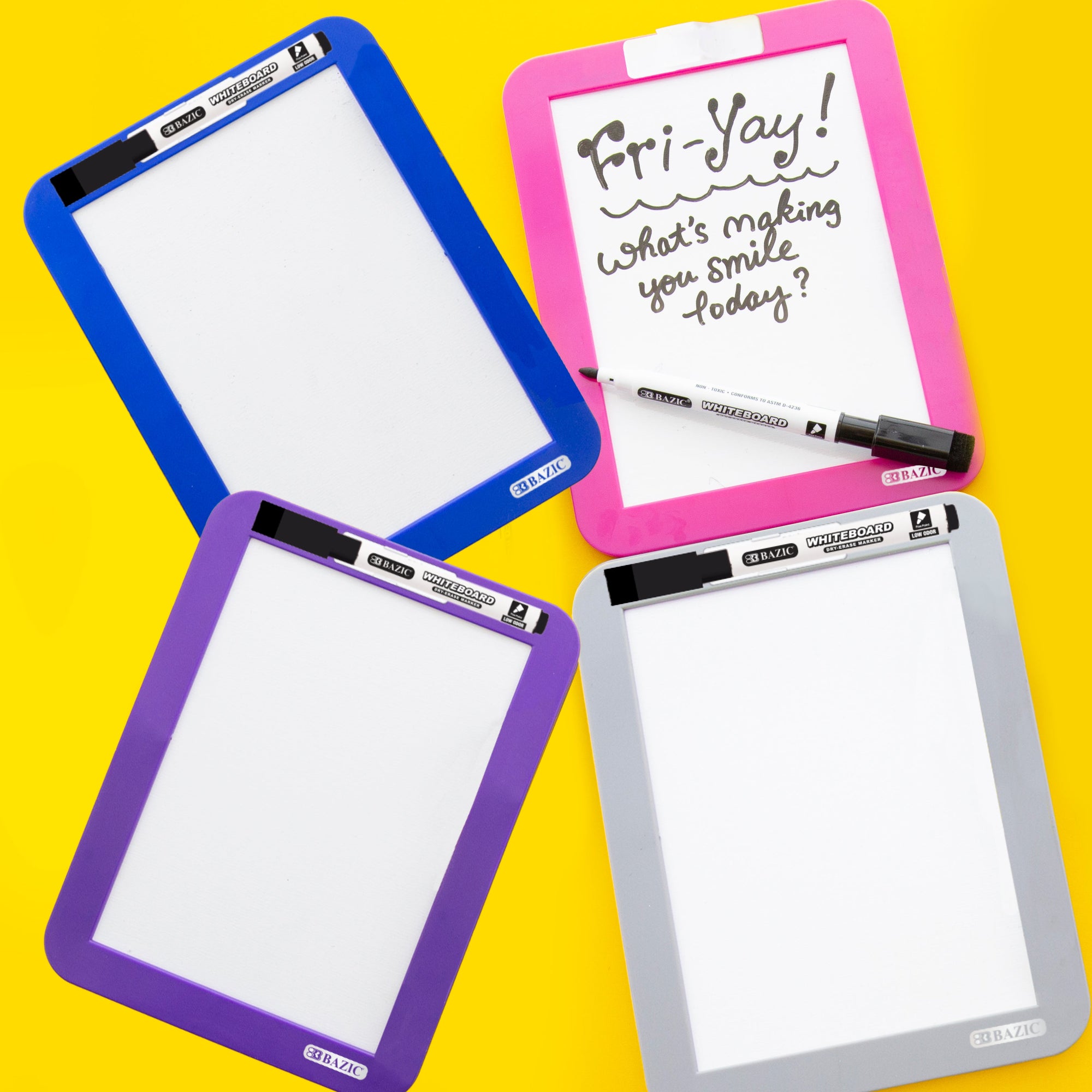 Magnetic Locker Dry Erase Board 5" X 7" w/ Marker