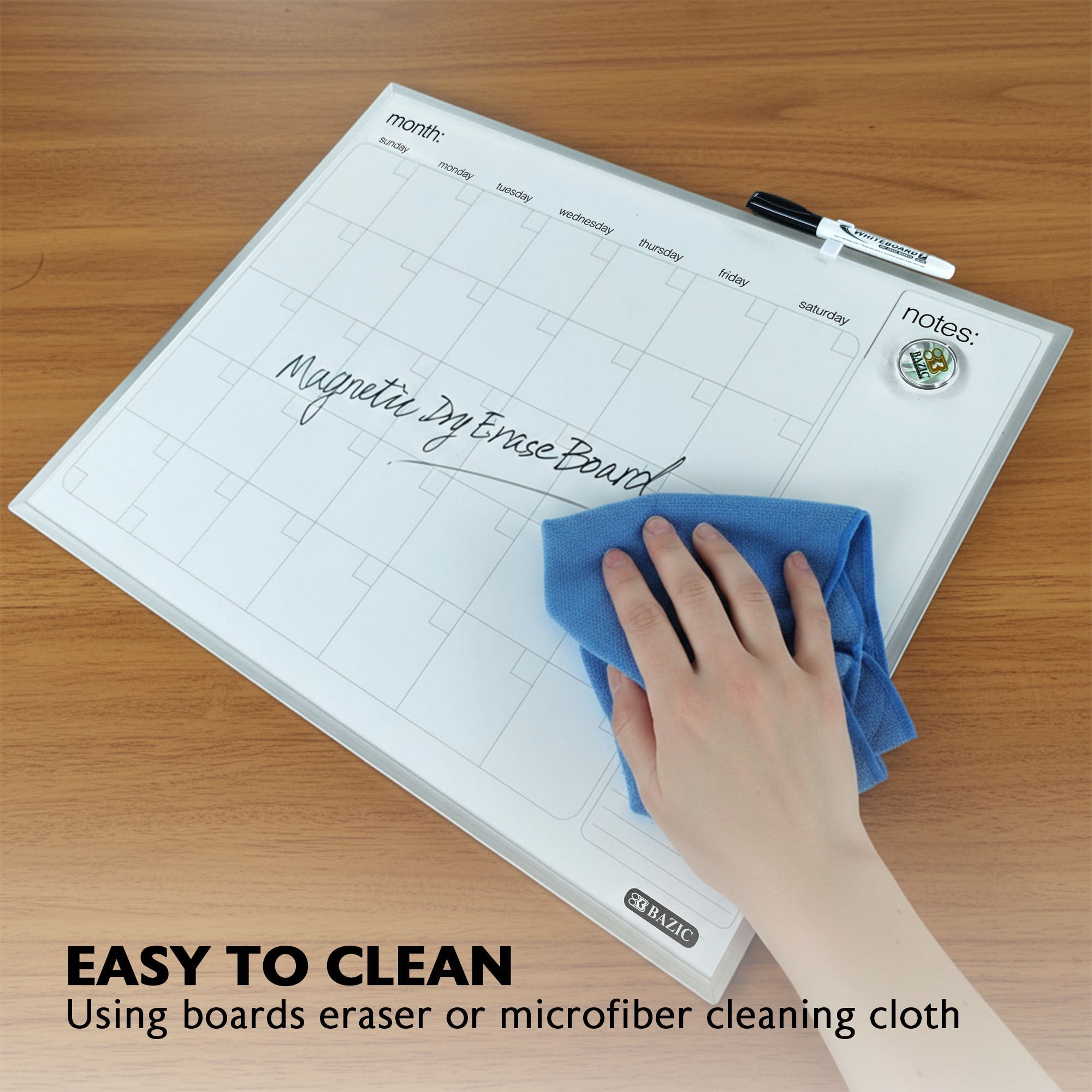 Aluminium Framed Magnetic Dry Erase Calendar 16" X 20"