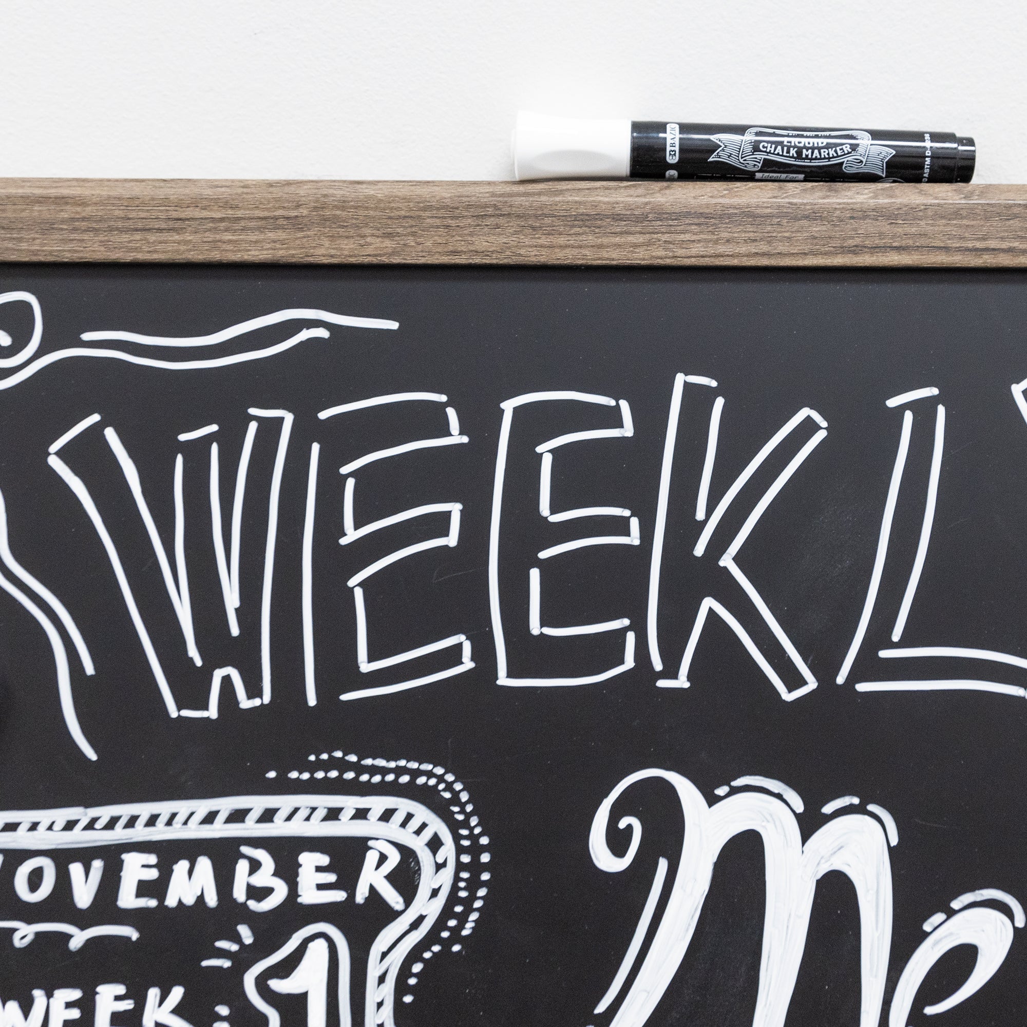 Magnetic Chalkboard 20" x 30" w/ Chalk Marker & Magnets
