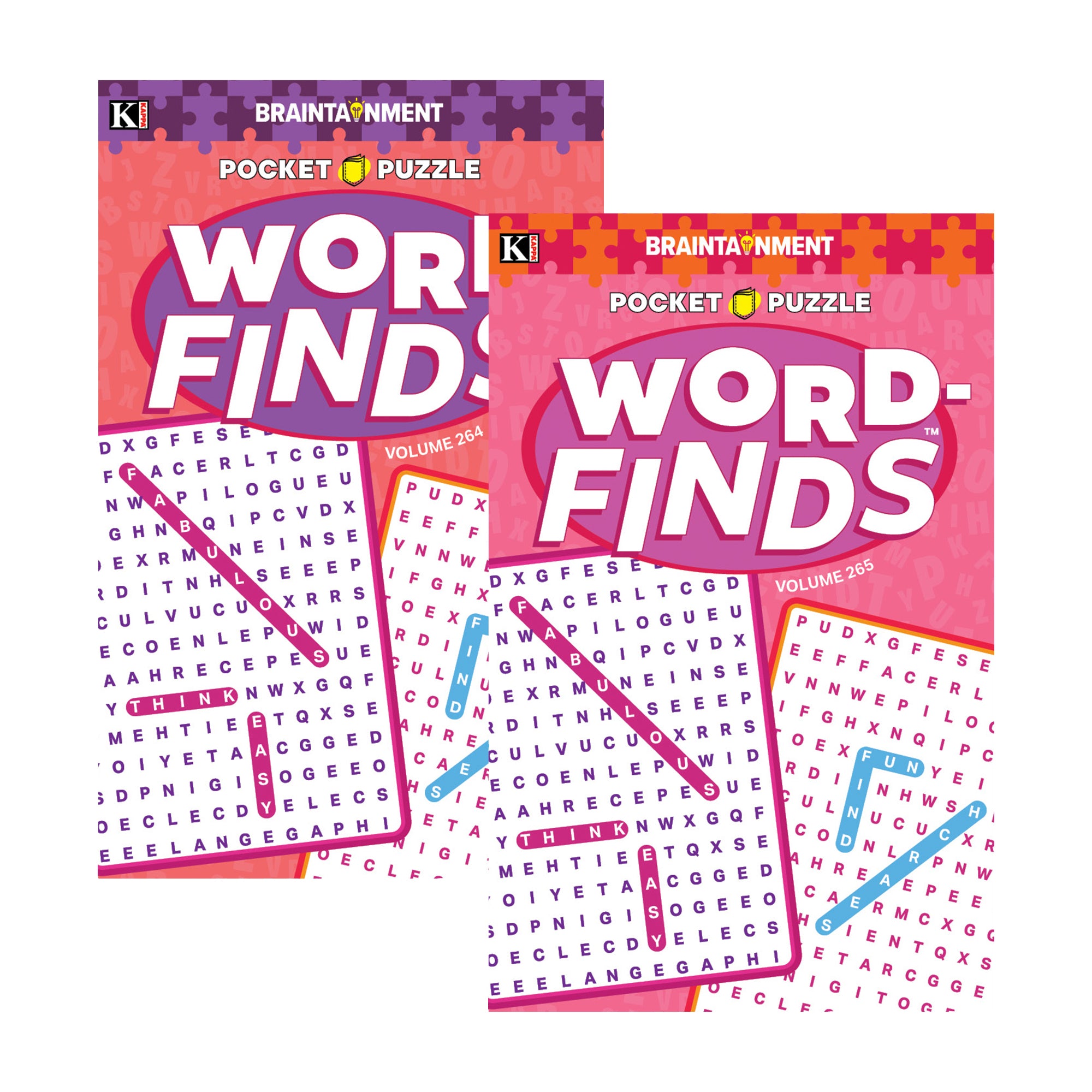 KAPPA Pocket Puzzle Word Finds Book - Digest Size