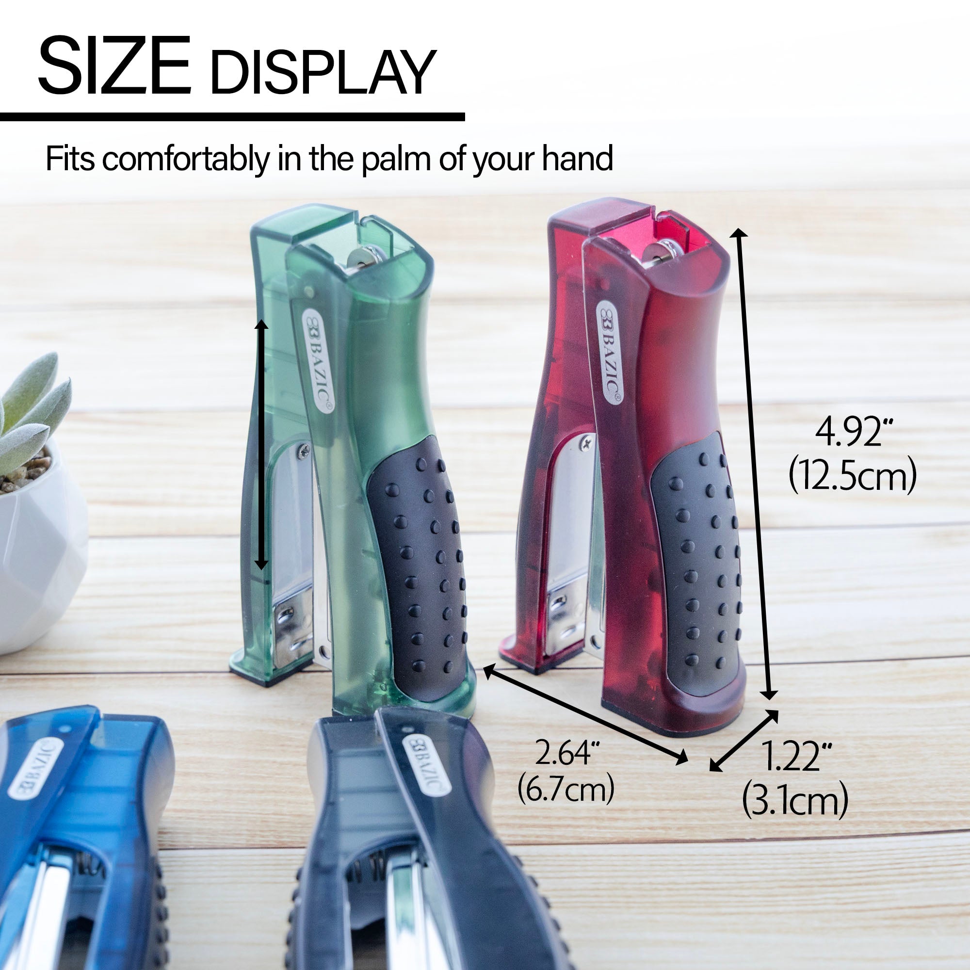 Standard Stand-Up Stapler Compact (26/6) w/ 500 Ct. Staples