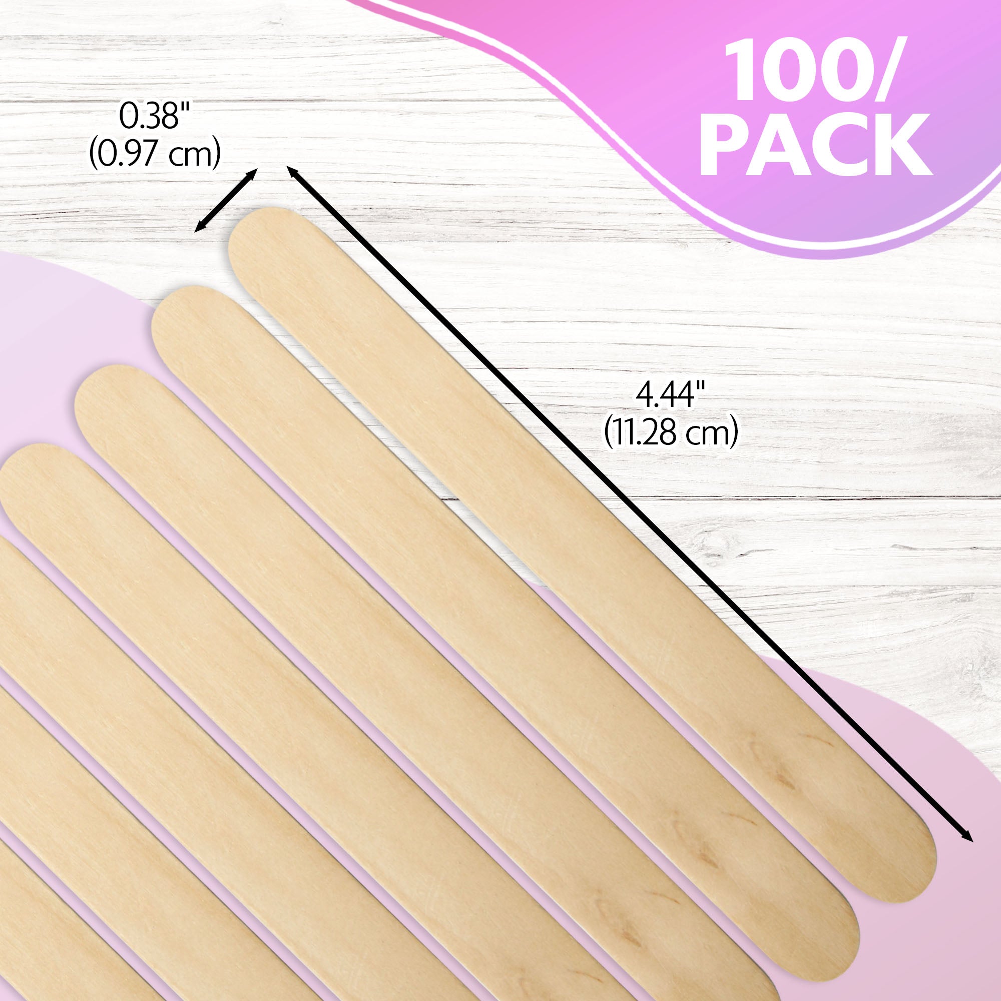 Natural Craft Stick (100/Pack)