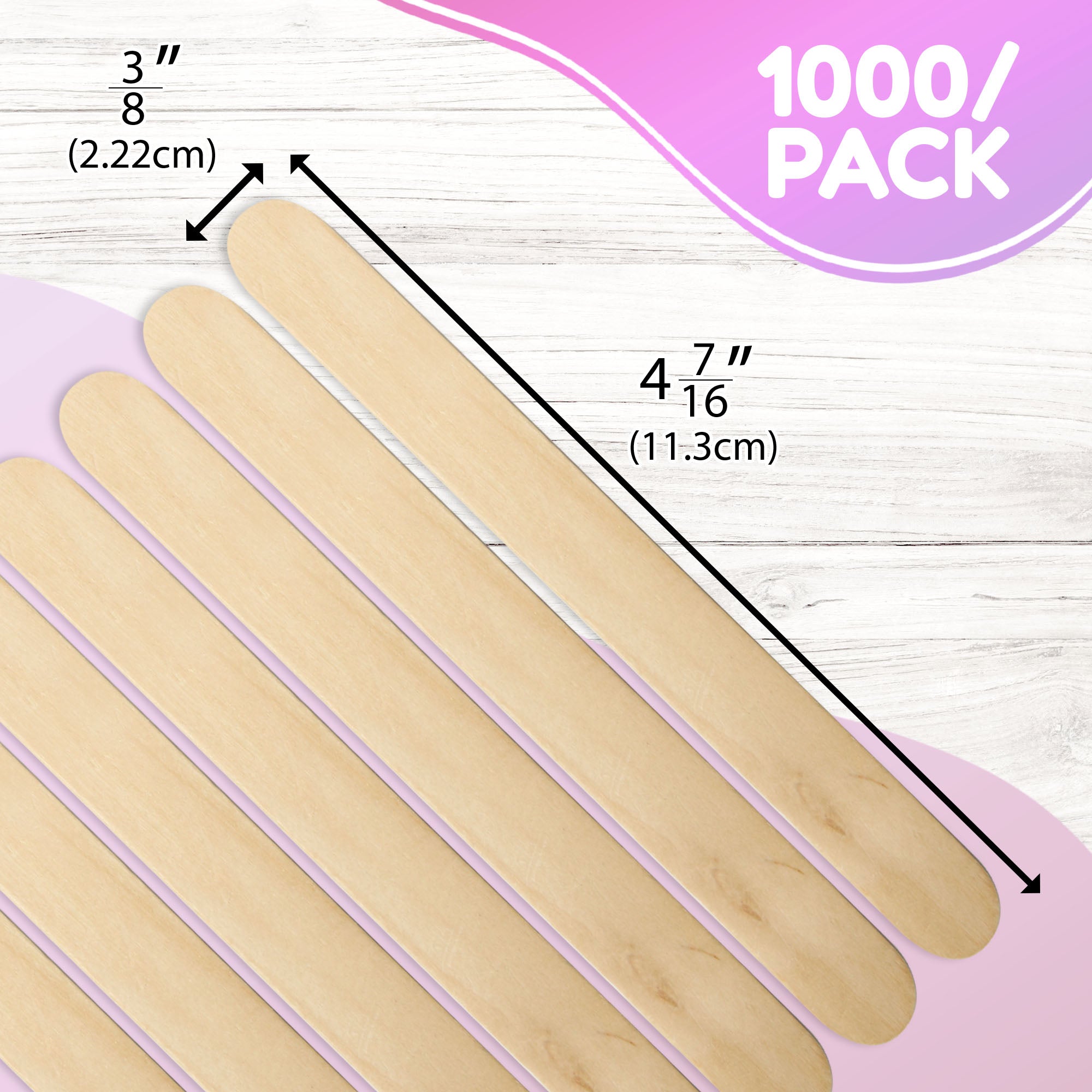 Natural Craft Stick (1000/Pack)