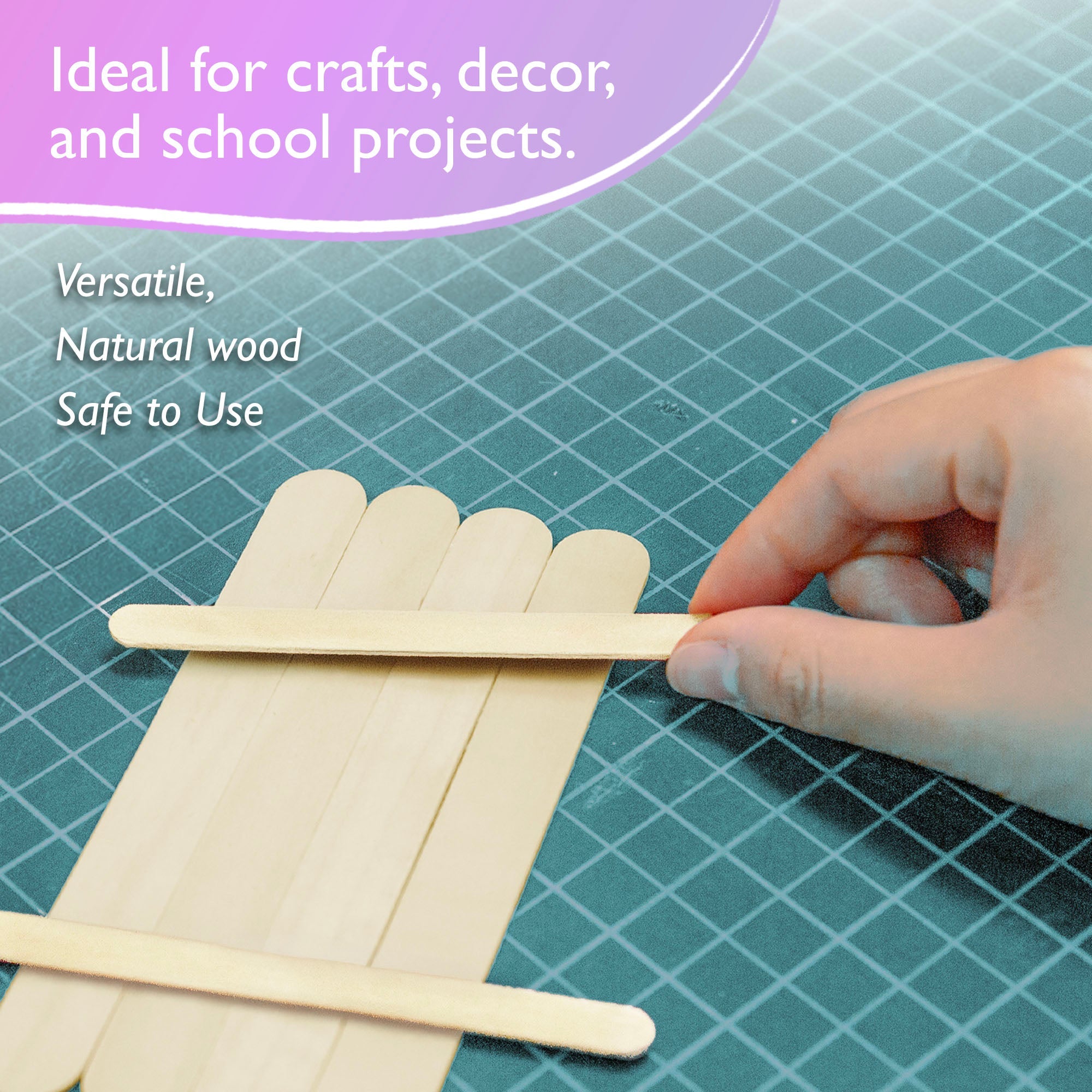 Natural Craft Stick (1000/Pack)