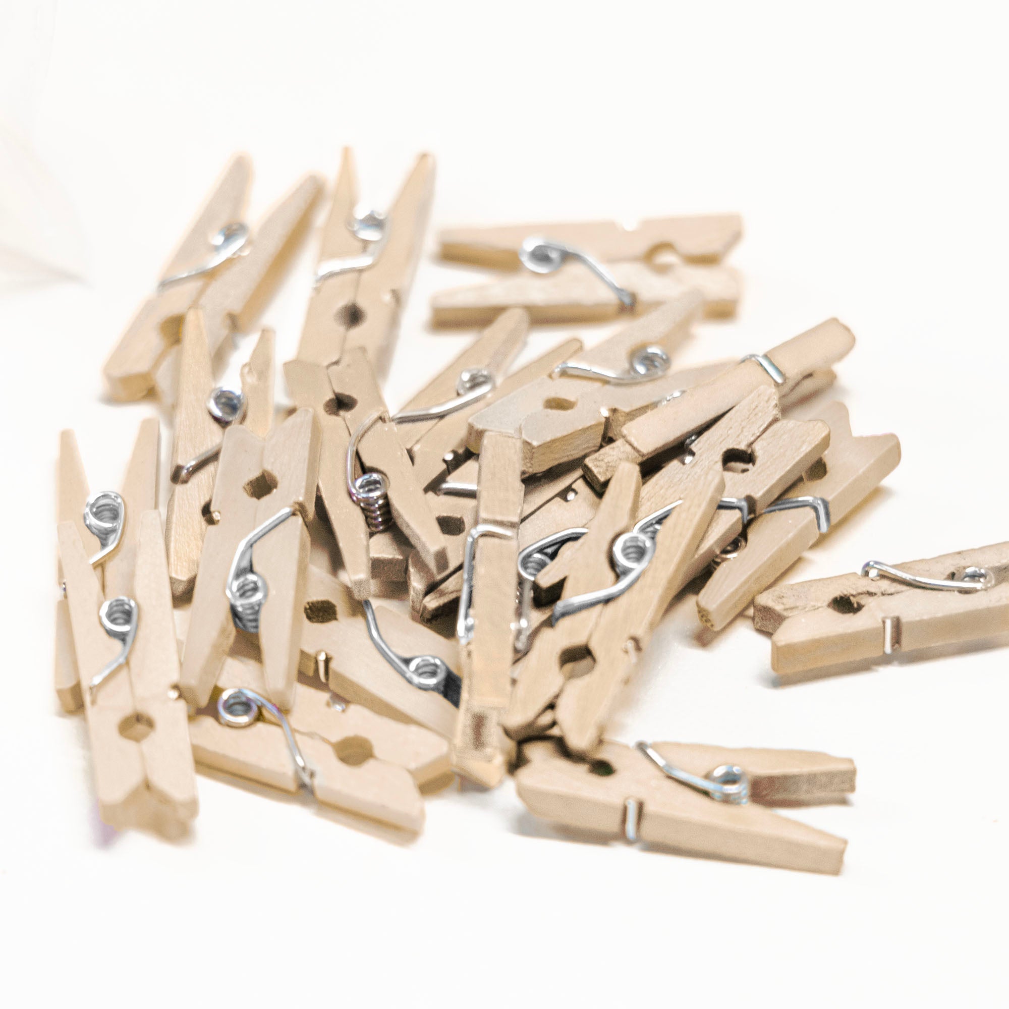 Mini Natural Clothes Pin (50/Pack)