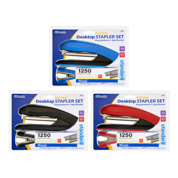 Desktop Full Strip Stapler Set