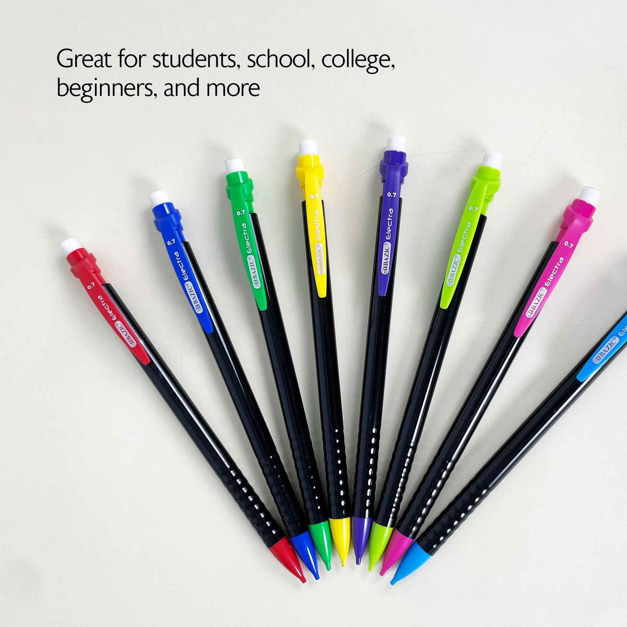0.7mm Electra Noir Mechanical Pencil (8/Pack)