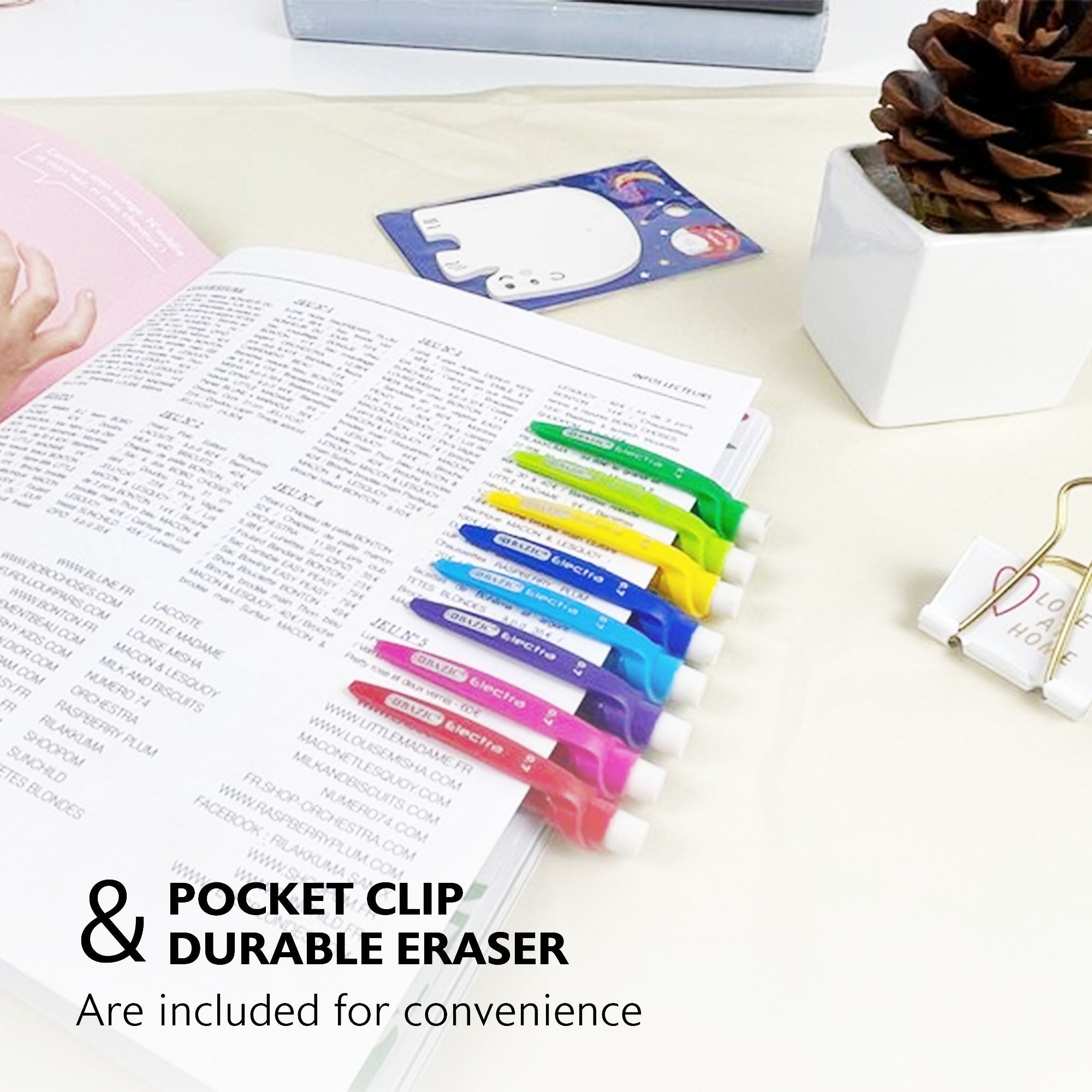0.7mm Electra Noir Mechanical Pencil (8/Pack)