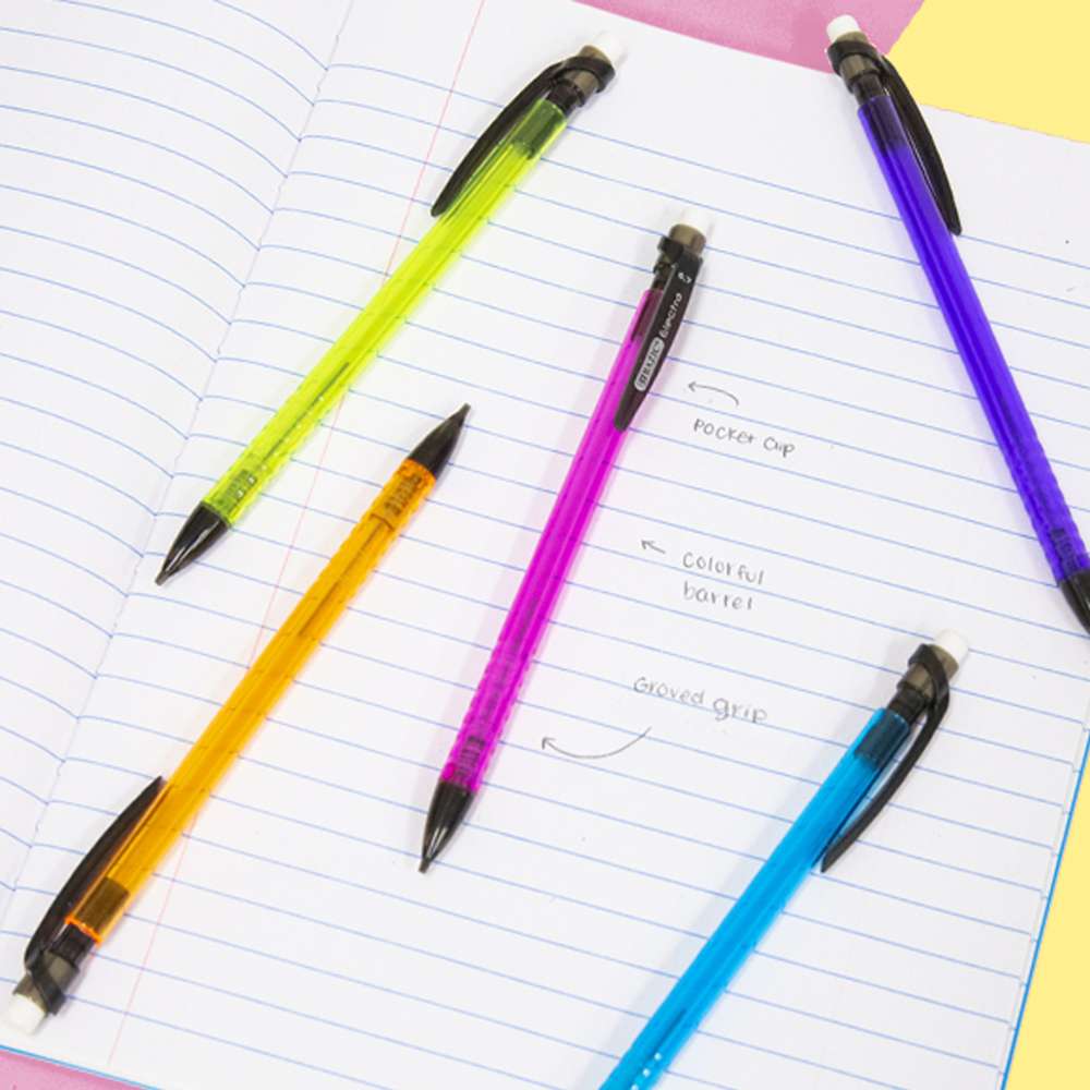 0.7mm Electra Fashion Color Mechanical Pencil (5/Pack)