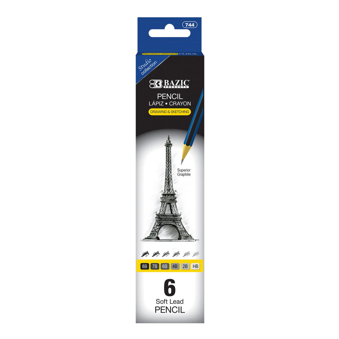 Drawing & Sketching Pencil Set (6 Assortment)
