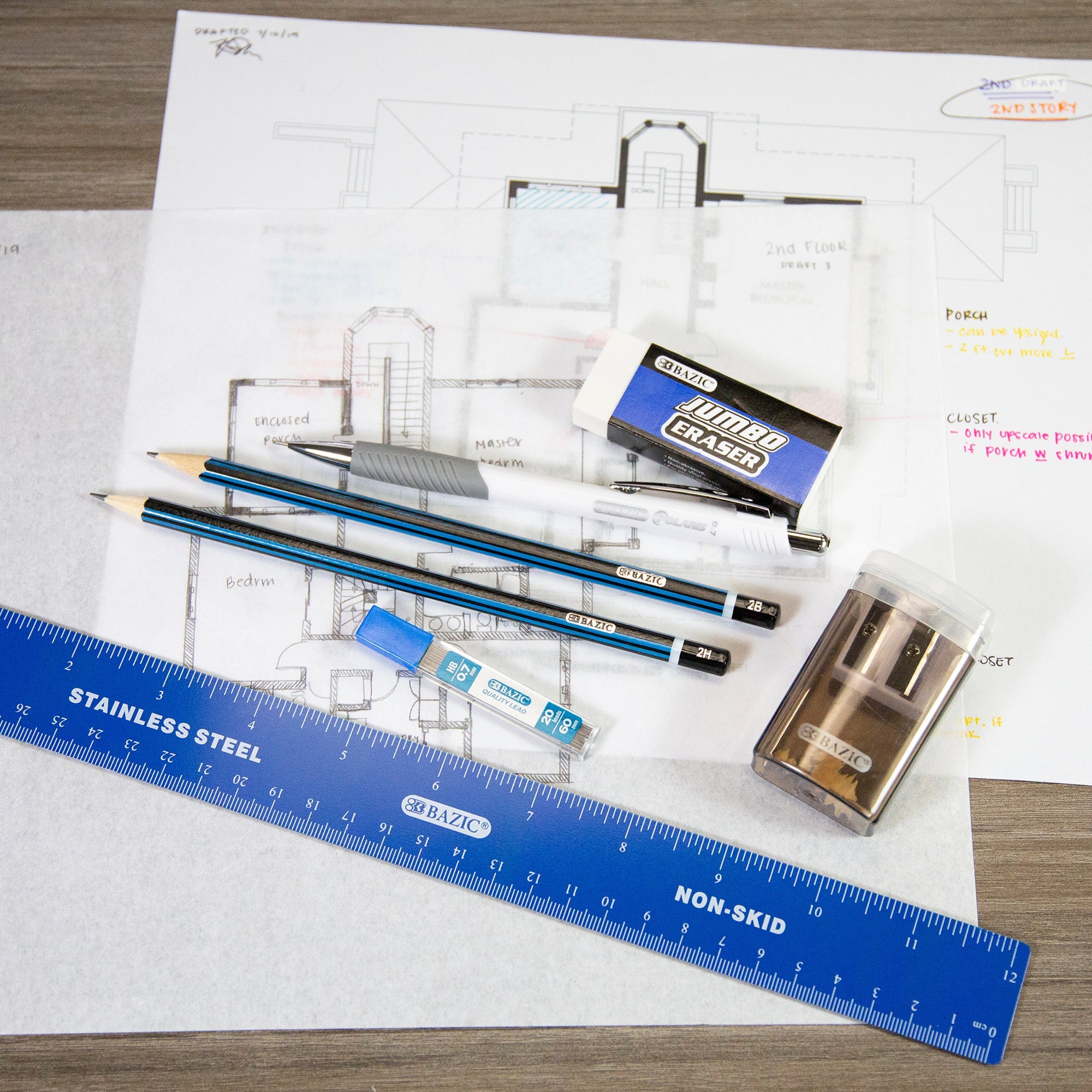 Sketching Pencil Set Design & Drafting (12 Assortment)