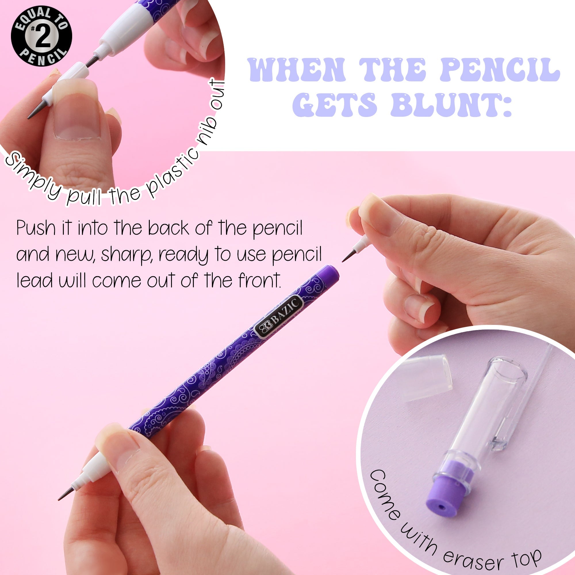 Multi-Point Pencil Paisley (8/Pack)