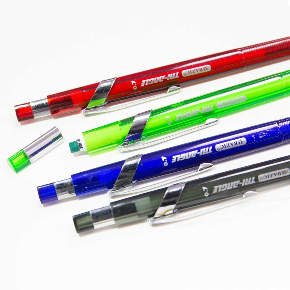 Tri-Angle 0.7 mm Mechanical Pencil Ceramics Lead Lead