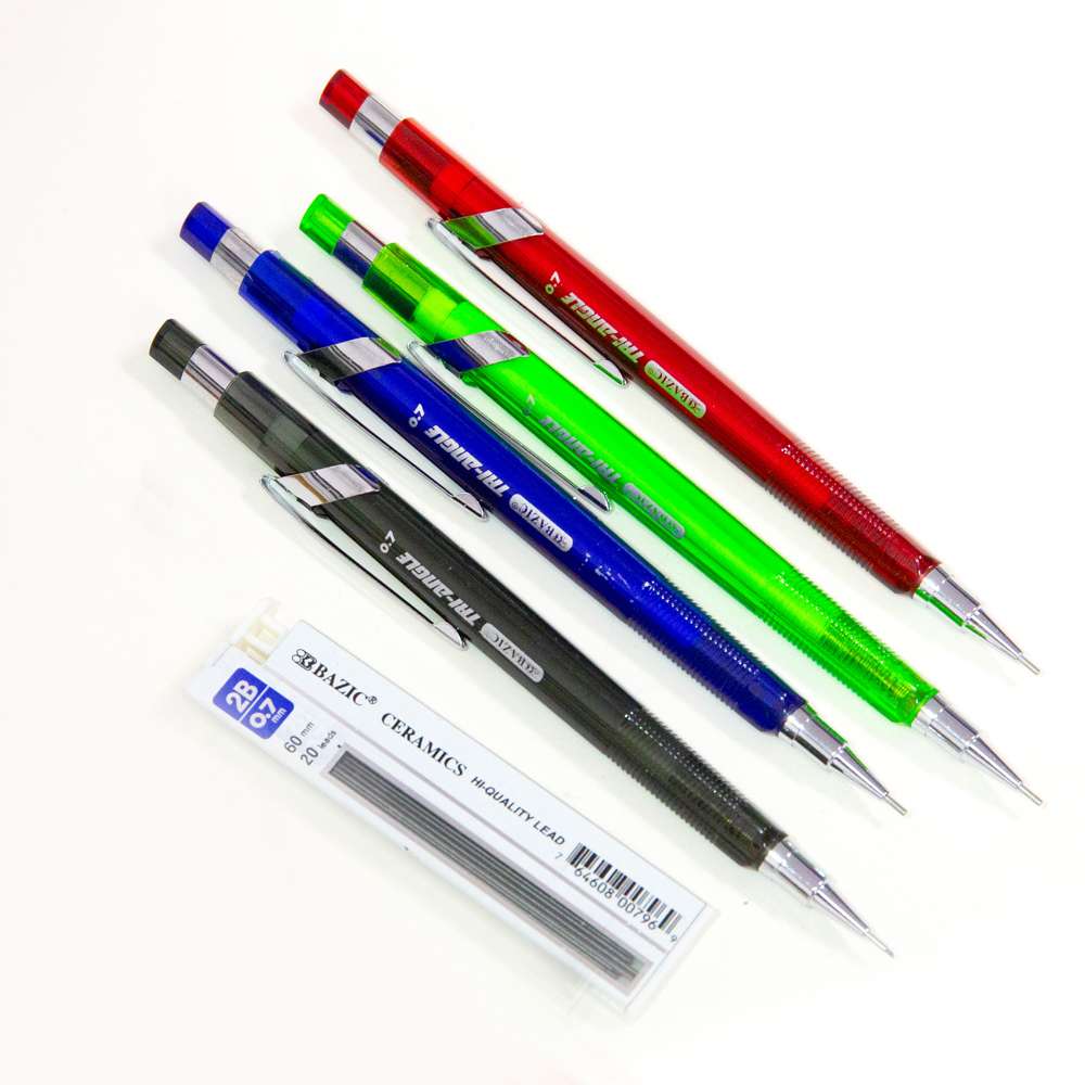 Tri-Angle 0.7 mm Mechanical Pencil Ceramics Lead Lead