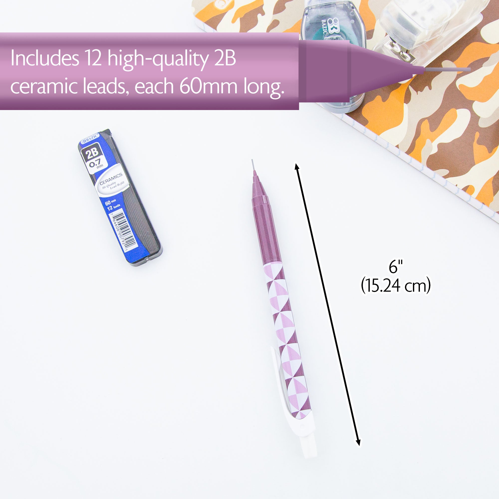 Infinite Orion 0.7 mm Auto Lead Advance Mechanical Pencil w/ Ceramics High-Quality Lead