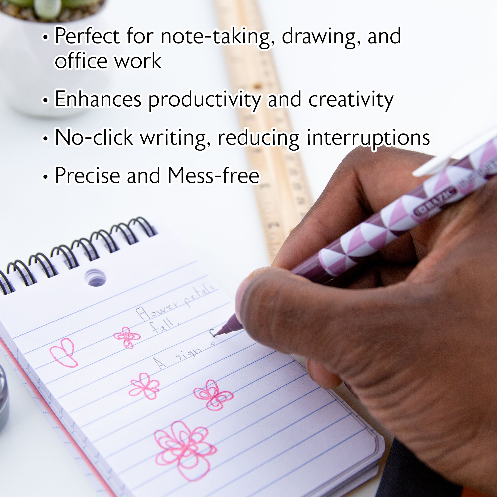 Infinite Orion 0.7 mm Auto Lead Advance Mechanical Pencil w/ Ceramics High-Quality Lead