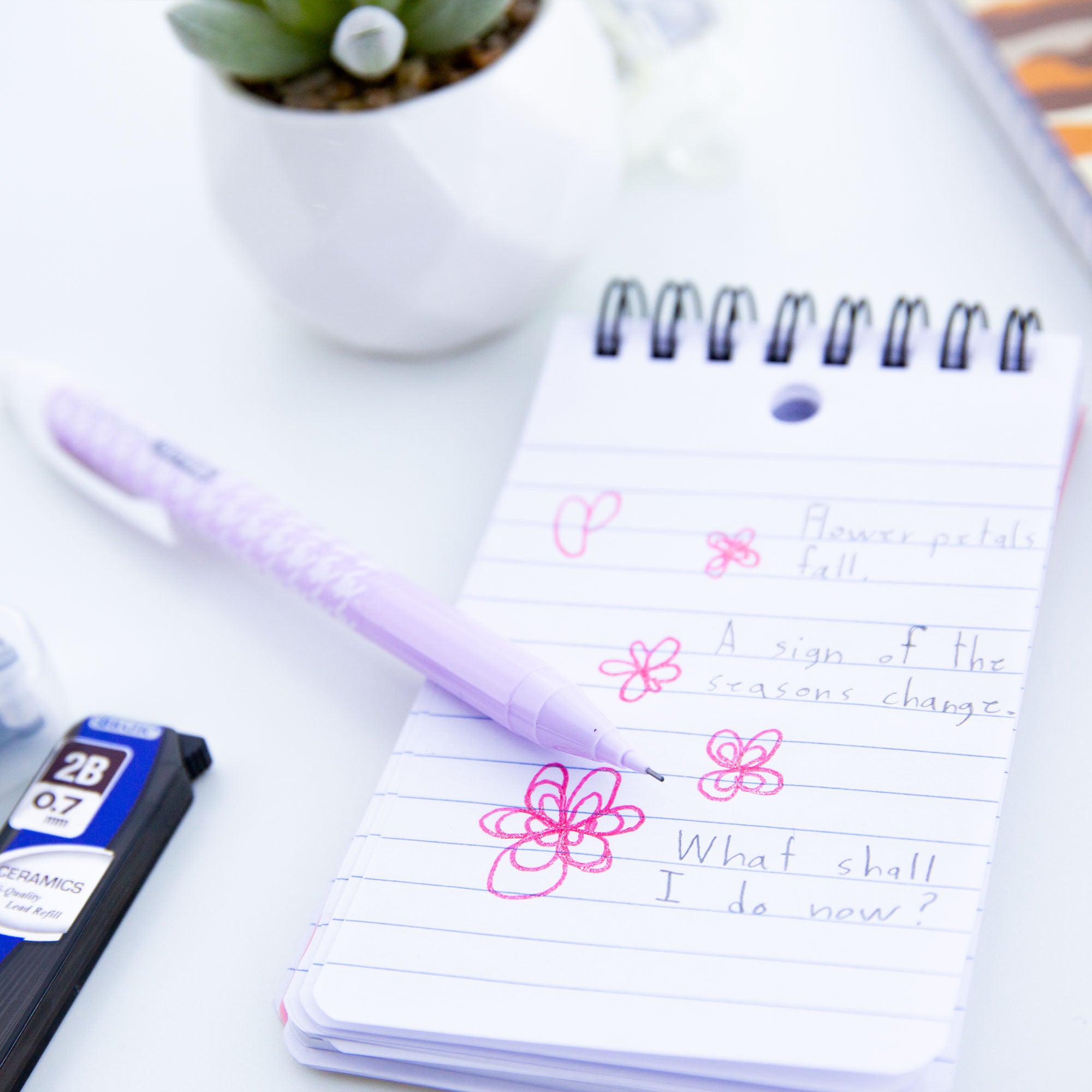 Infinite Alora 0.7 mm Auto Lead Advance Mechanical Pencil w/ Ceramics High-Quality Lead