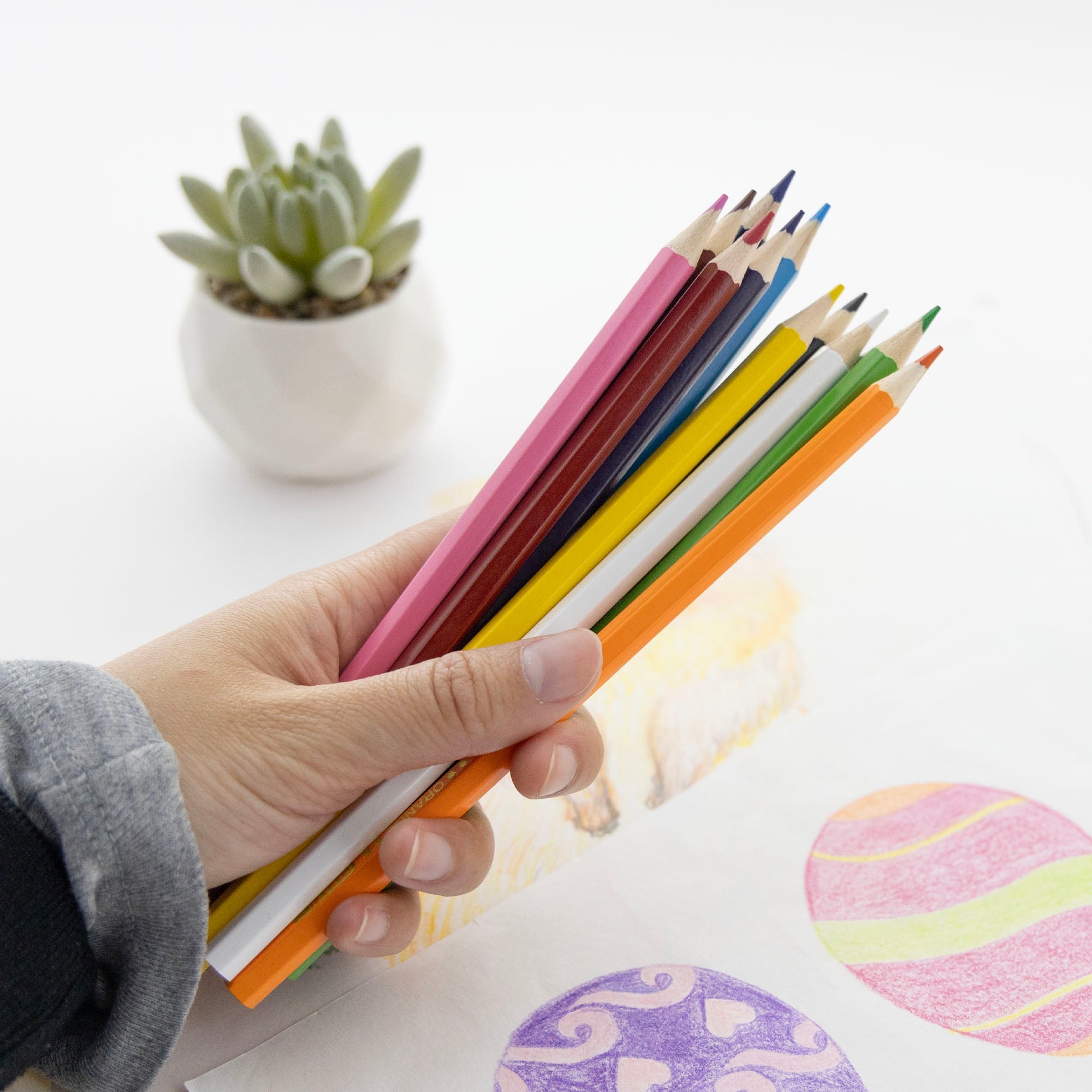 BAZIC Wood 12 Colored Pencils