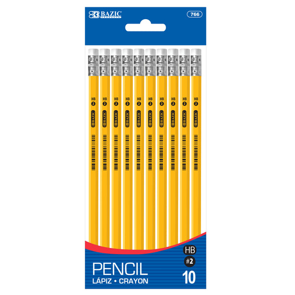 #2 Premium Yellow Pencil (10/Pack)