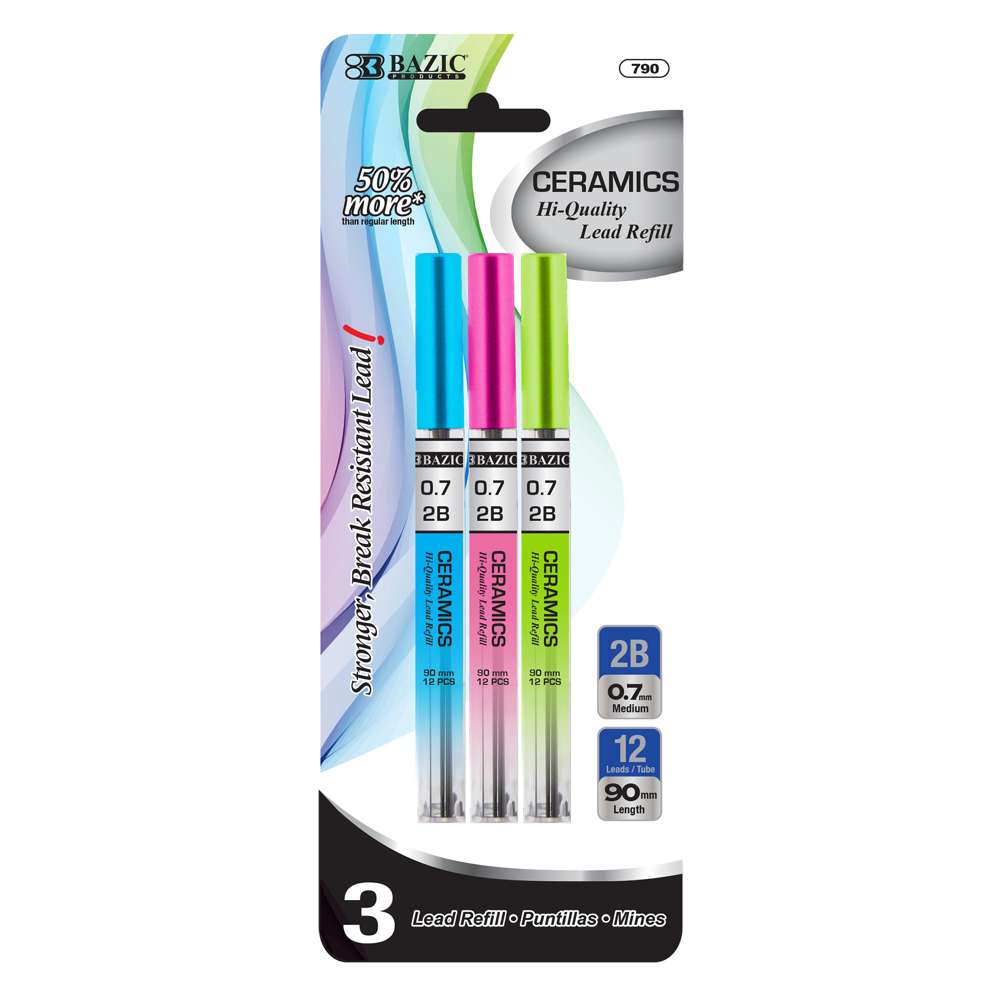 Mechanical Pencil Lead Ceramics Lead 0.7 mm (3/Pack)